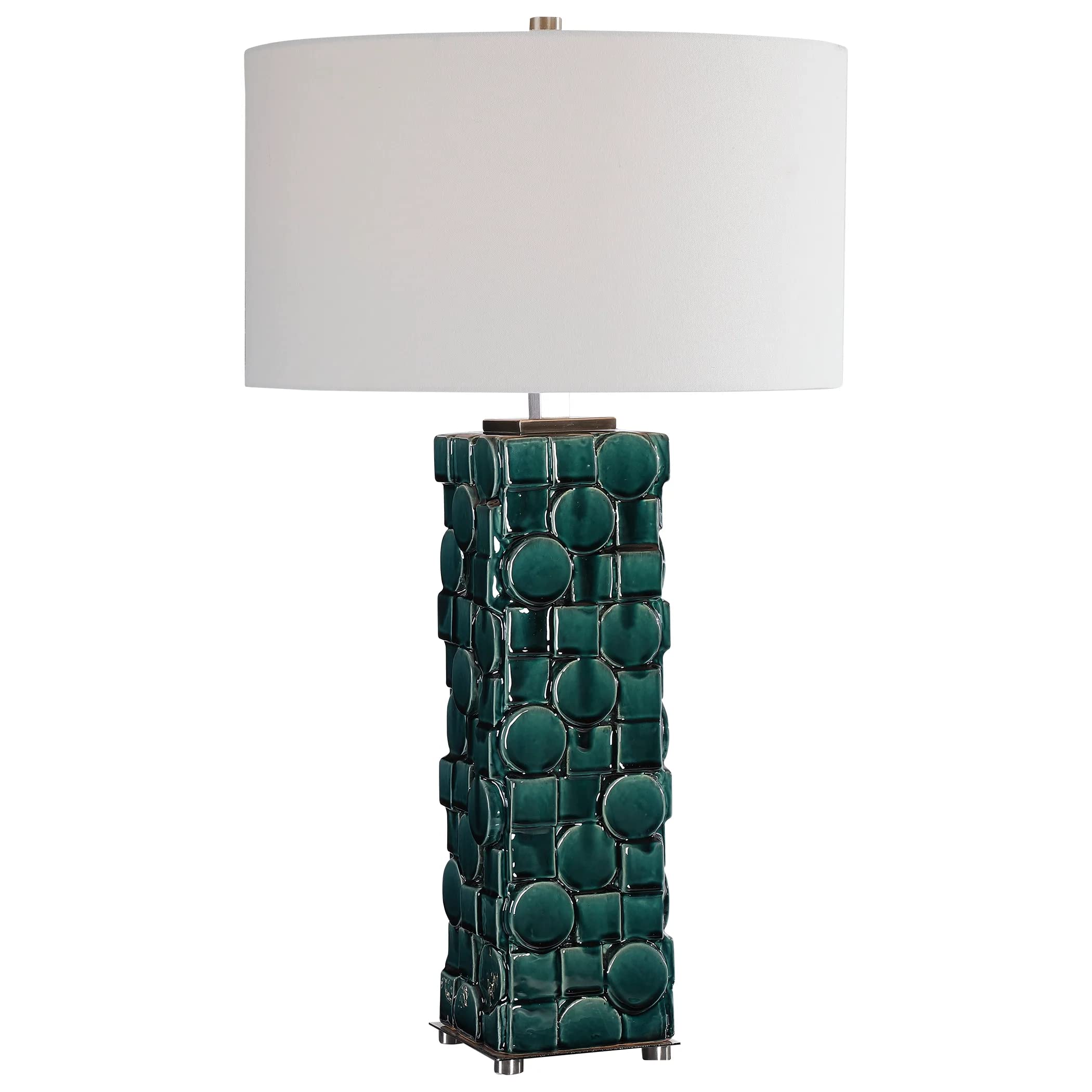 Uttermost Geometry - 1 Light Table Lamp - 18 Inches Wide By 18 Inches Deep