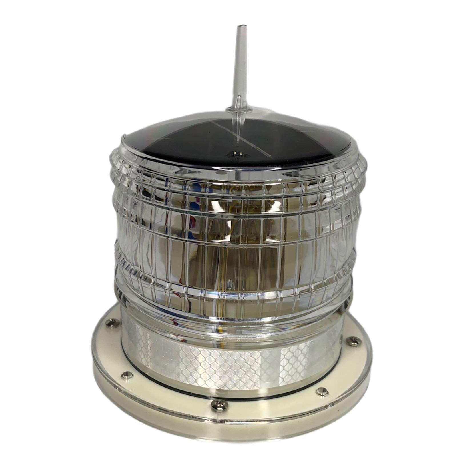 Britta Products Solar LED Marina Dock Safety Beacon Light - IP67, 2NM, Cool White, Polycarbonate