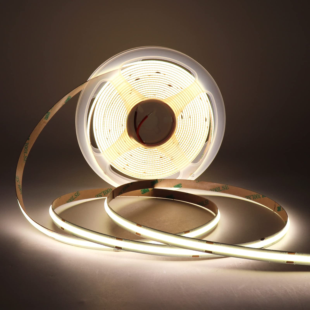 MALIIGAZA DC 24V COB LED Strip Light 4000K Natural White Color 480LEDs/m 16.4FT/5M CRI>90 High Bright LED Tape Ribbon for Hotel 