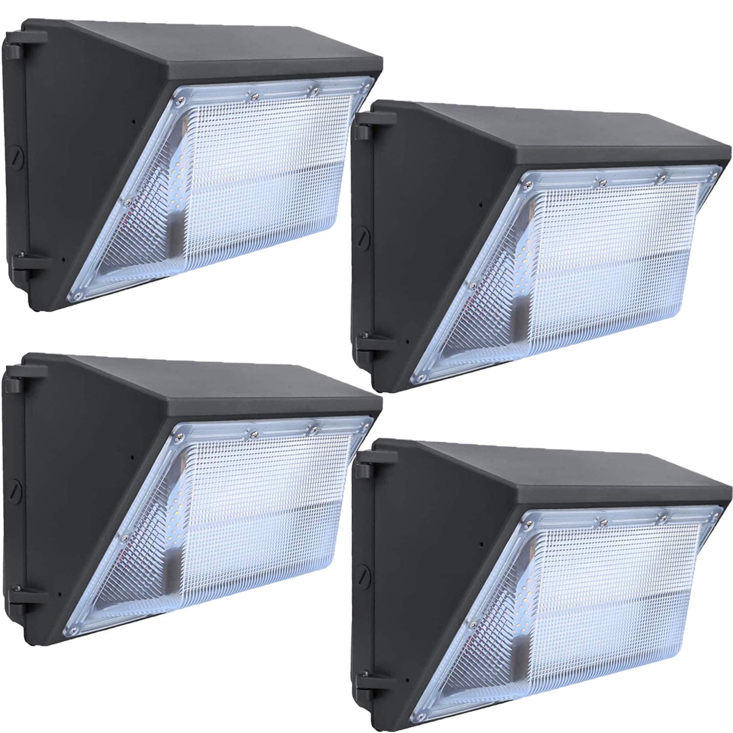 LEDMO LED Wall Pack Lights 120W Waterproof 15600LM Outdoor Fixture Model LED899-WD Brown 4 Pack