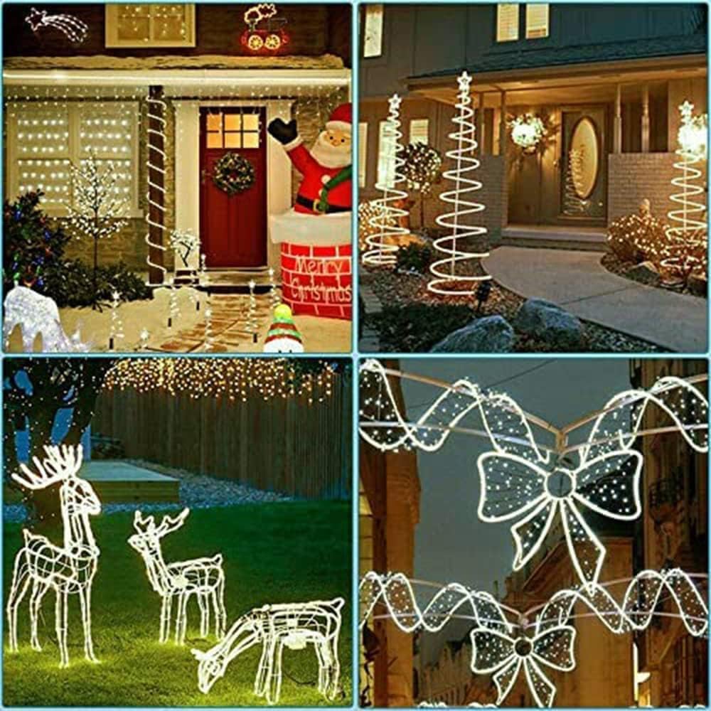 XUNATA LED Rope Light Kit, 6.6ft Waterproof, PVC, Warm White, 30 LEDs, Model 2ec979a0-98b4-488e-812c
