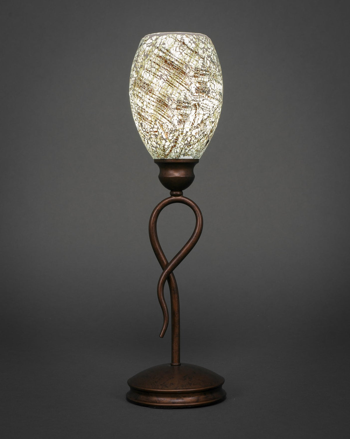 Toltec Lighting Leaf 1 Light Table Lamp In Bronze (35-Brz-5054)