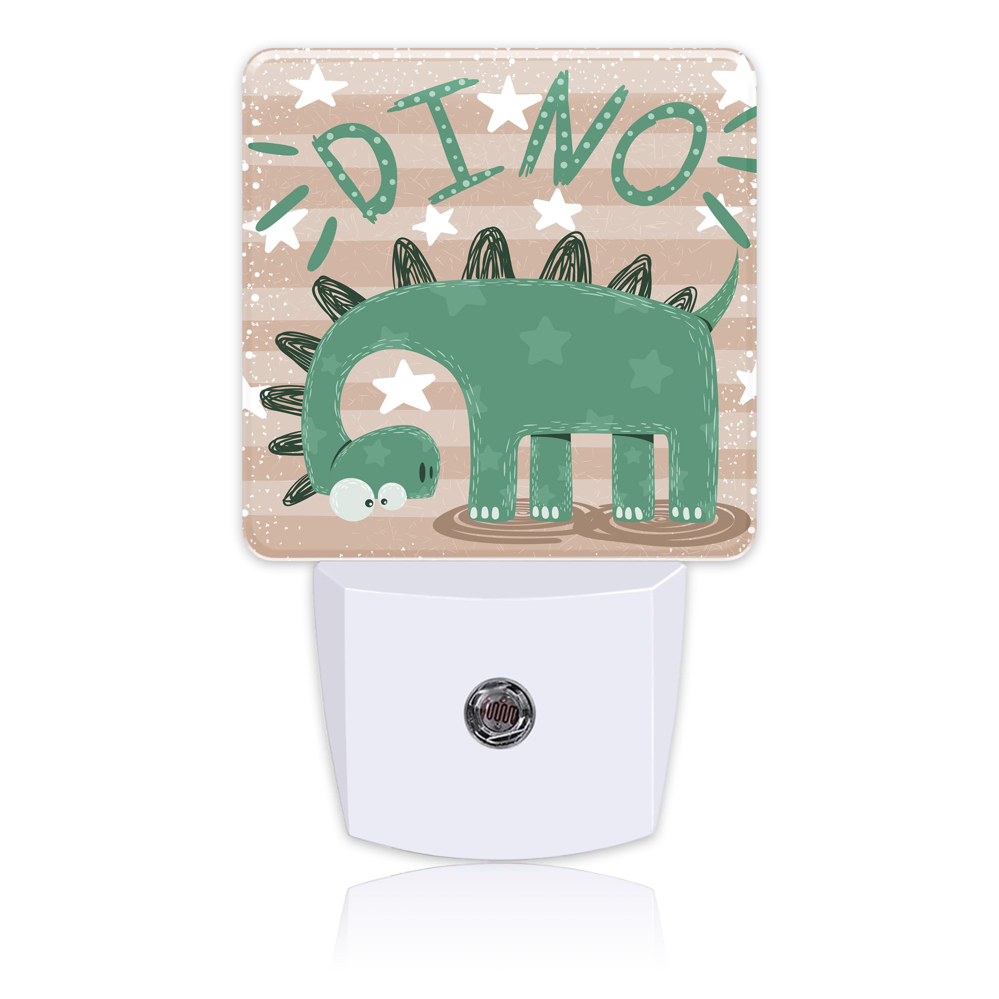 Uiaoiais Night Light for Kids Girls Boys, Cute and Funny Dinosaur LED Night Light Plug into Wall with Dusk to Dawn Sensor for Ro