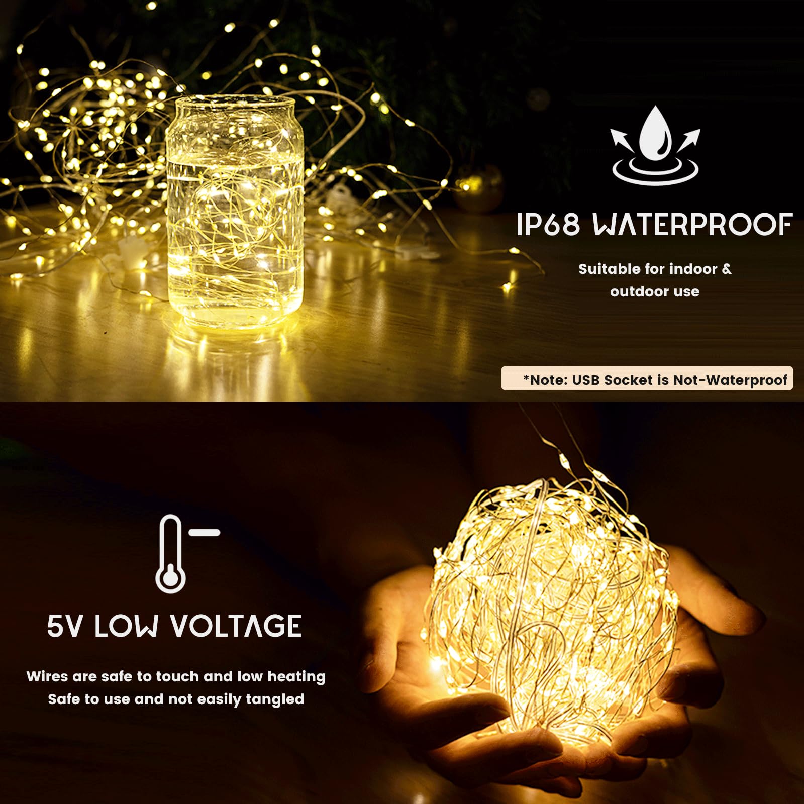 NWLIGHT Curtain Lights for Bedroom, 9.8x9.8 Ft Fairy Lights Curtain with Remote, 300 LED Curtain String Lights 8 Flashing Modes