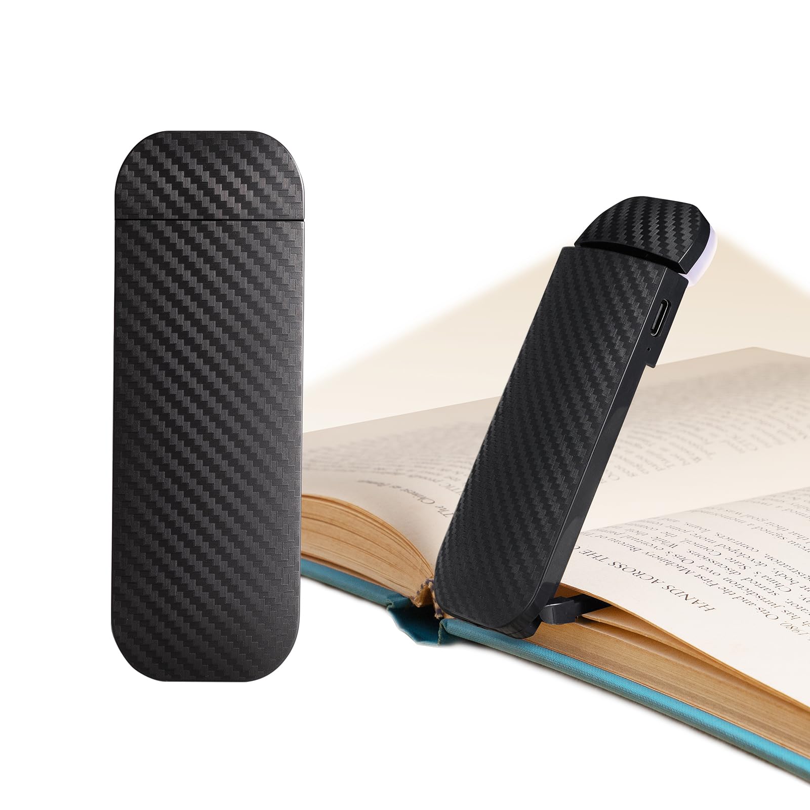 HEMONNKAM Reading Book Light, Clip on Reading Light, Rechargeable Reading Light, Book Lights for Reading at Night in Bed, Readin