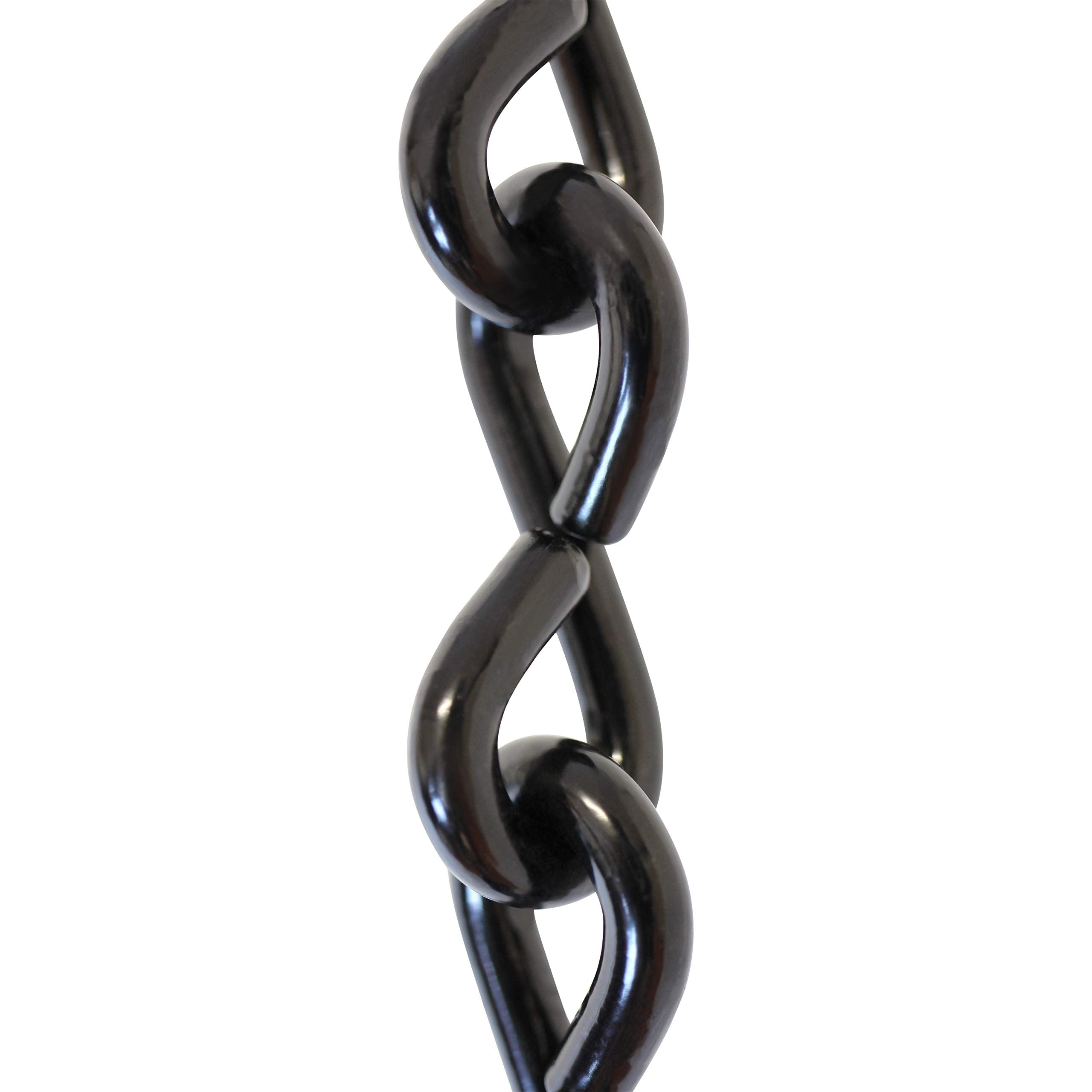 RCH Hardware CH-S50-06-BLK-3 Fixture Chain, Black