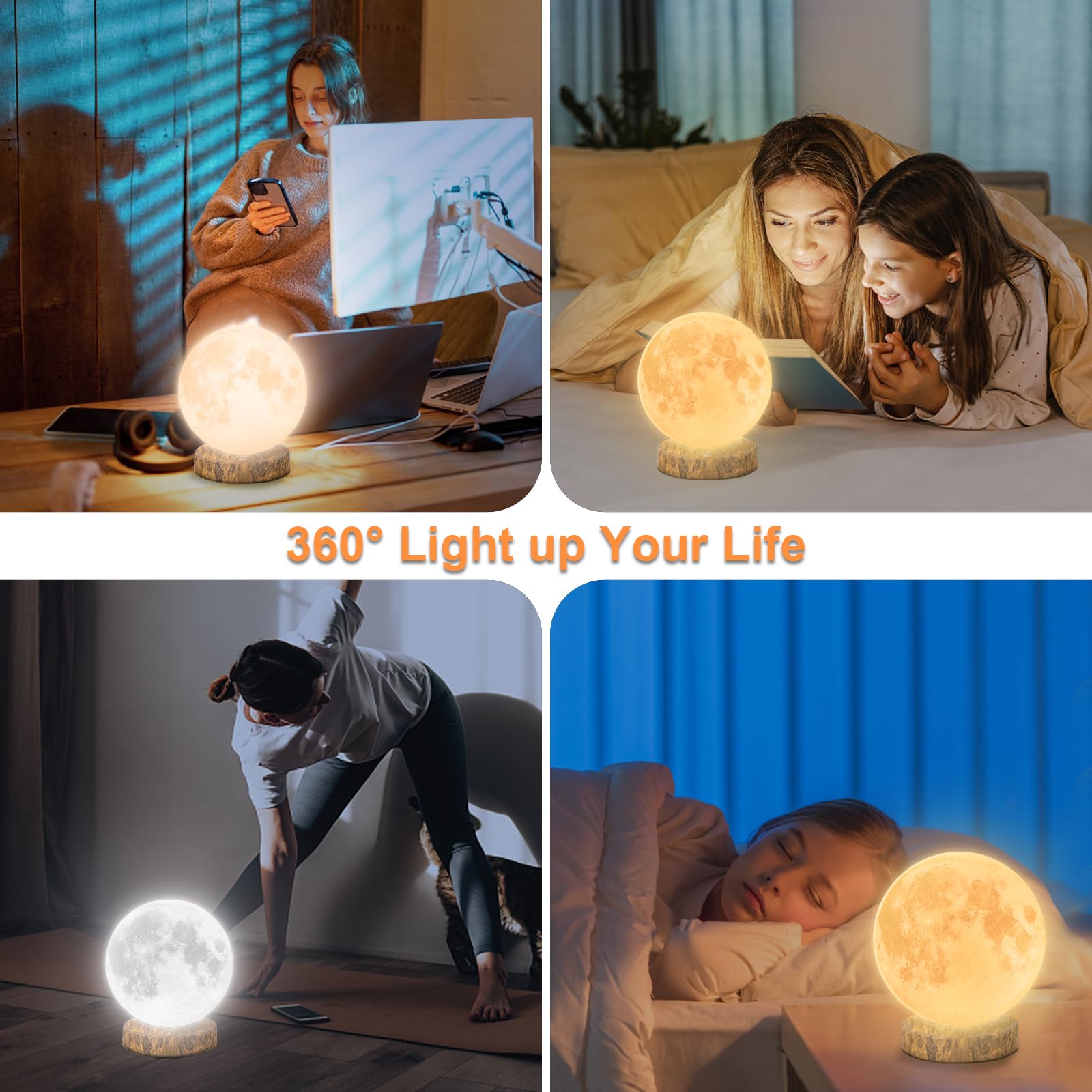 Cycluminor Light Therapy Lamp,10000 Lux Sun Lamp With 3 Color Temperatures,Stepless Brightness,Timer & Memory Function,Happy Sun