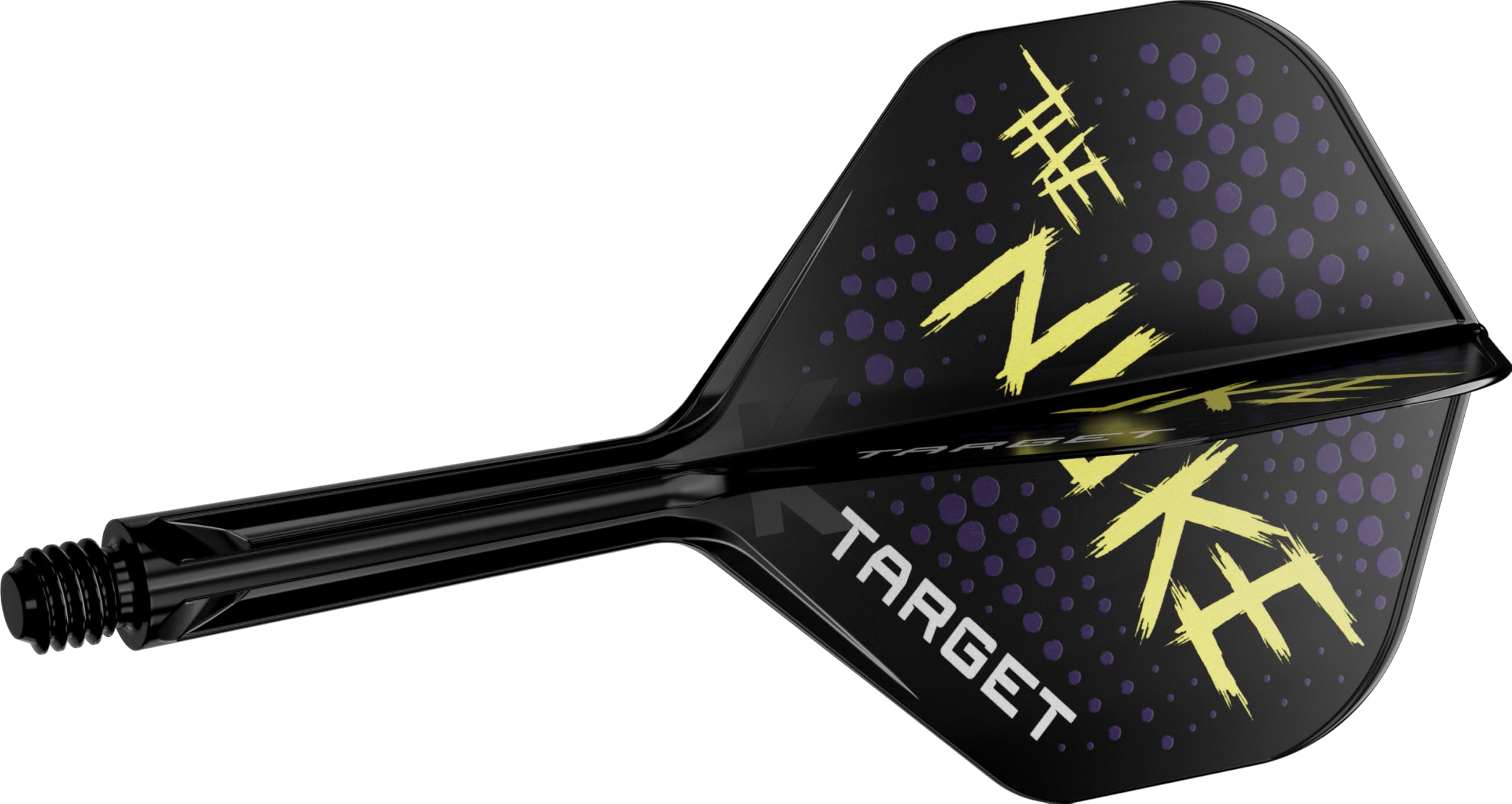 Target Darts K Flex Flights and Shaft System, No.2 (26mm) - Pack of 3, Multicolour, Nuke Player Edition Darts Accessories