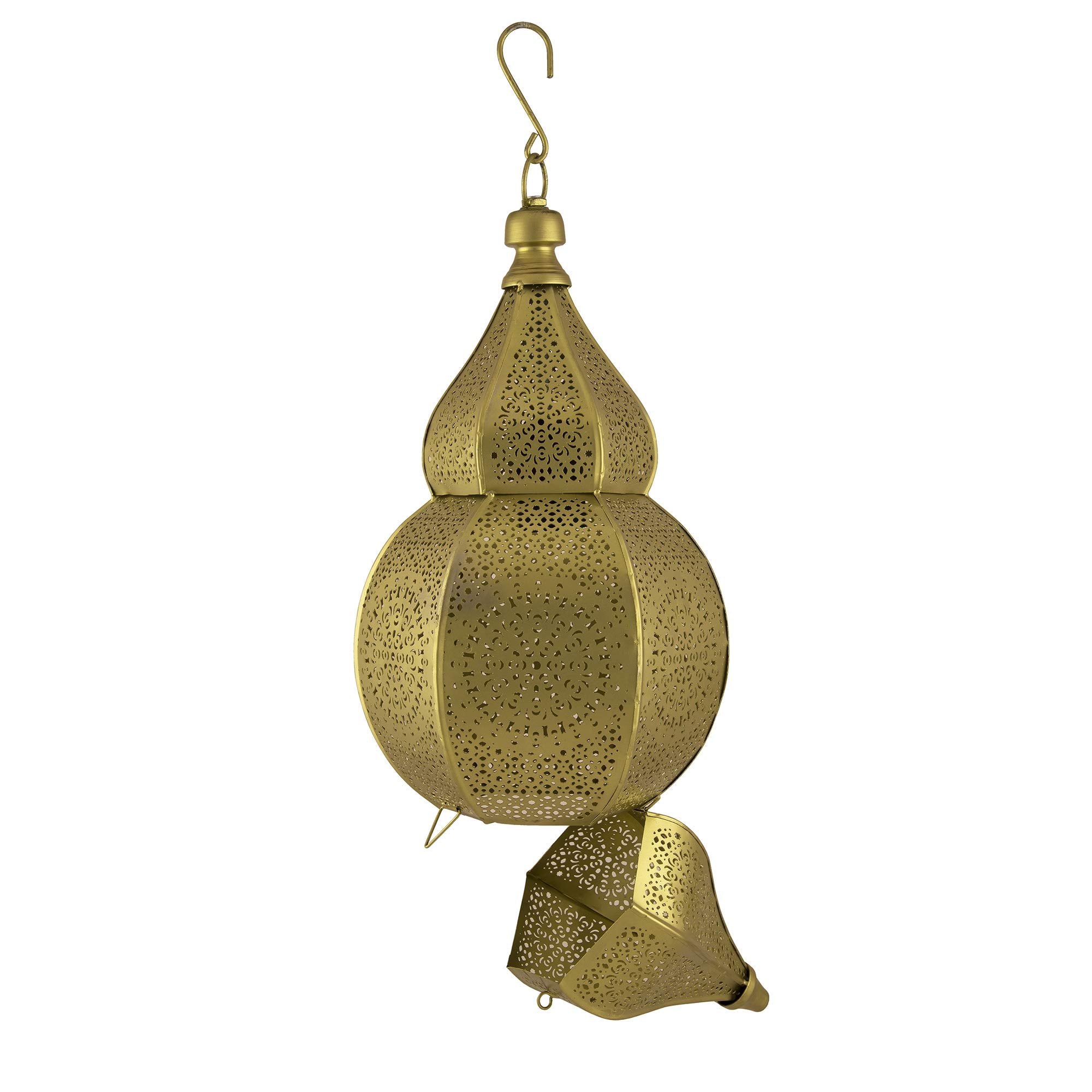 Homesake Pendent Light Moroccan Orb Gold | Hanging, Ceiling Light for Living Room and Bedroom | Jhumar lighting for Living Room