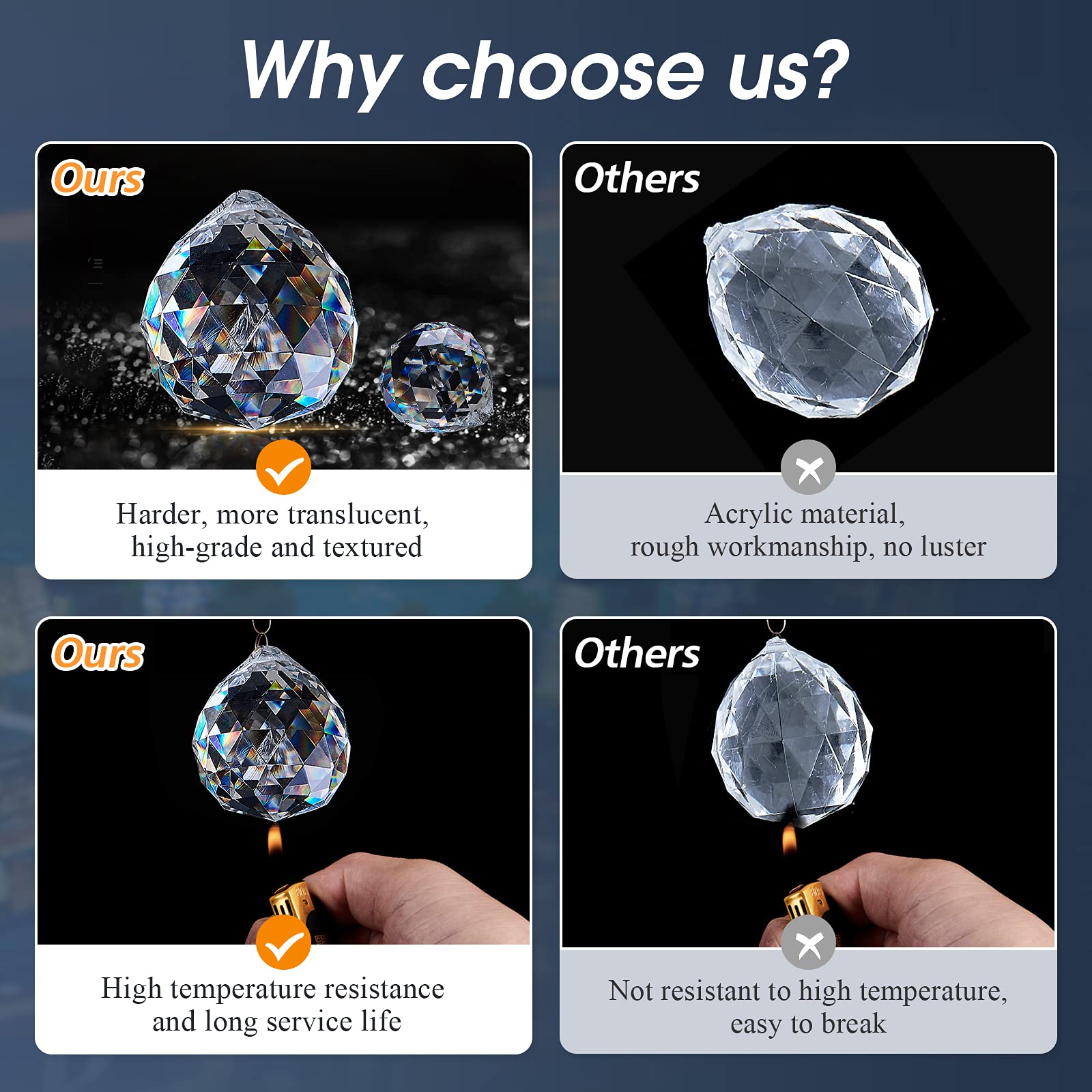 Yyjlx 6-Light Modern Round Crystal Chandelier, Chrome Semi Flush Mount Ceiling Light, Silver