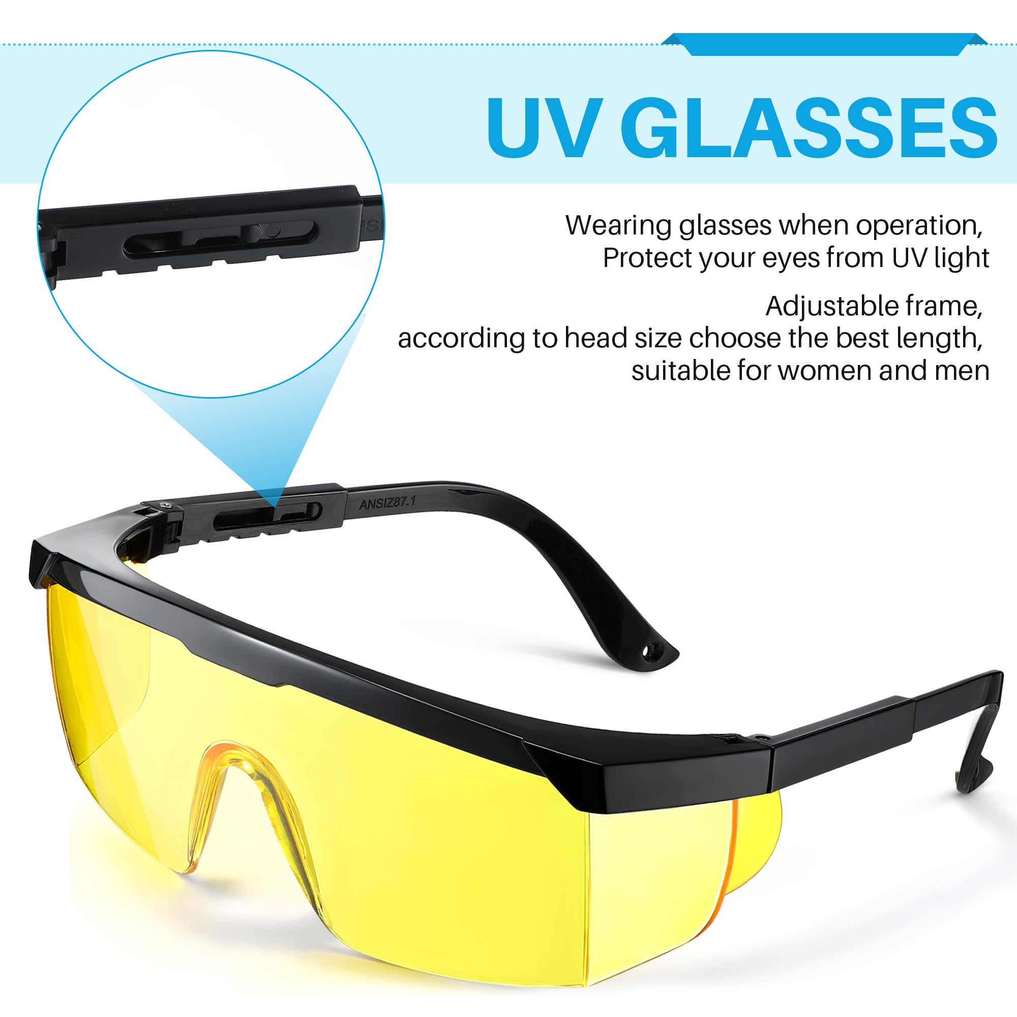 Qualirey 36 Watts Uvc Ozone Light With Remote Control And Uv Glasses  Uv Lamp With E26 Base  3 Gear Timer 15/30/60 Minutes  Uvc Light Bulb For Basement  Bedroom  Kitchen  Storehouse  Car