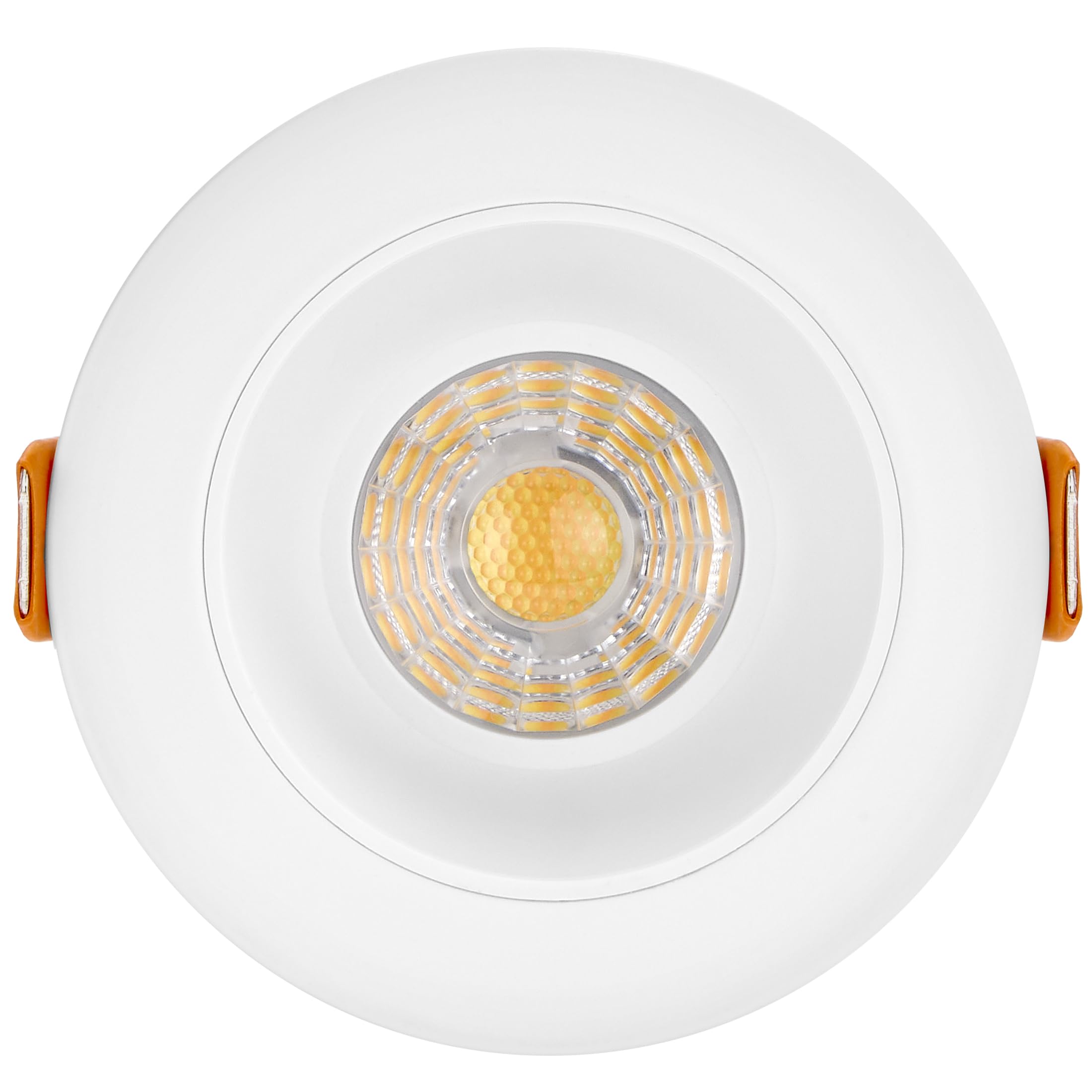 Maxxima 2 In. Ultra-Thin Recessed Anti-Glare Led Downlight - Canless Ic Rated, 600 Lumens, 5 Color Temperature Selectable 2700K/3000K/3500K/4000K/5000K, Dimmable, Round White Trim, 90 Cri, J-Box Incl