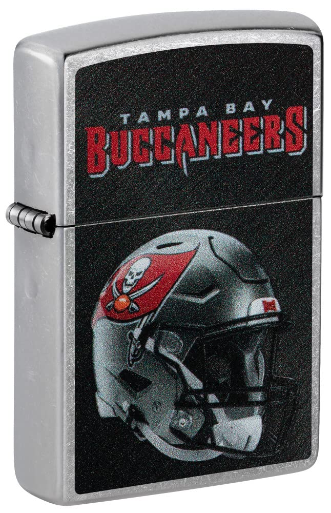 Zippo Nfl Tampa Bay Buccaneers Helmet Street Chrome Pocket Lighter