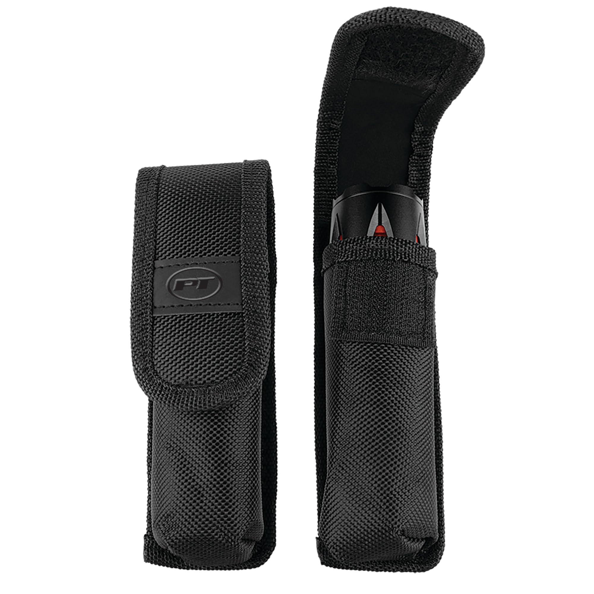 Performance Tool W2671 Flashlights 2-Pack, Adjustable Beam, Warm White LED, Water & Impact Resistant, Black