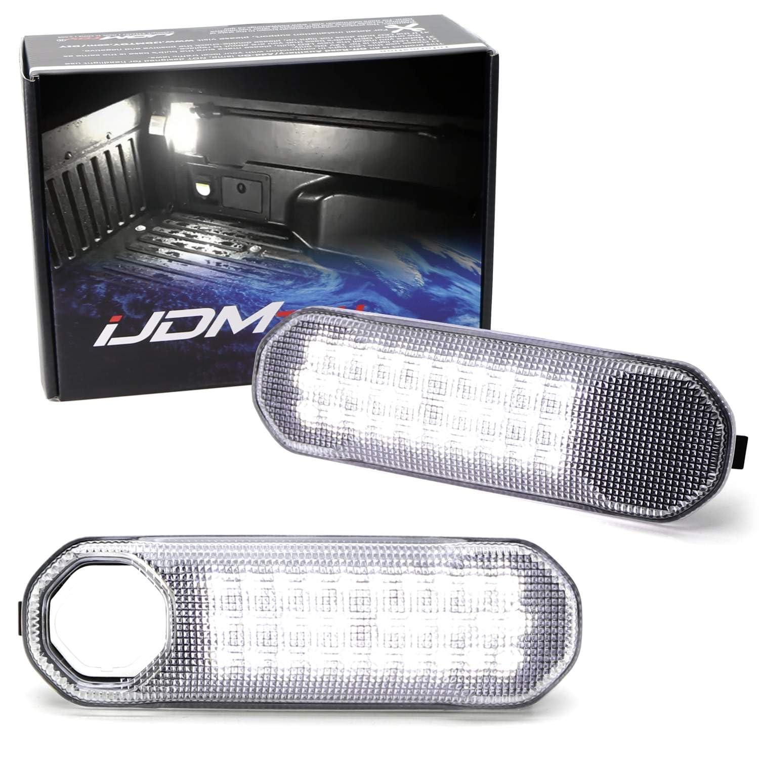 iJDMTOY 3x Super Bright Xenon White 30-SMD Direct Fit LED Truck Bed Lighting Replacement Compatible With 2019-up RAM 1500  Replace OEM 82215272AB