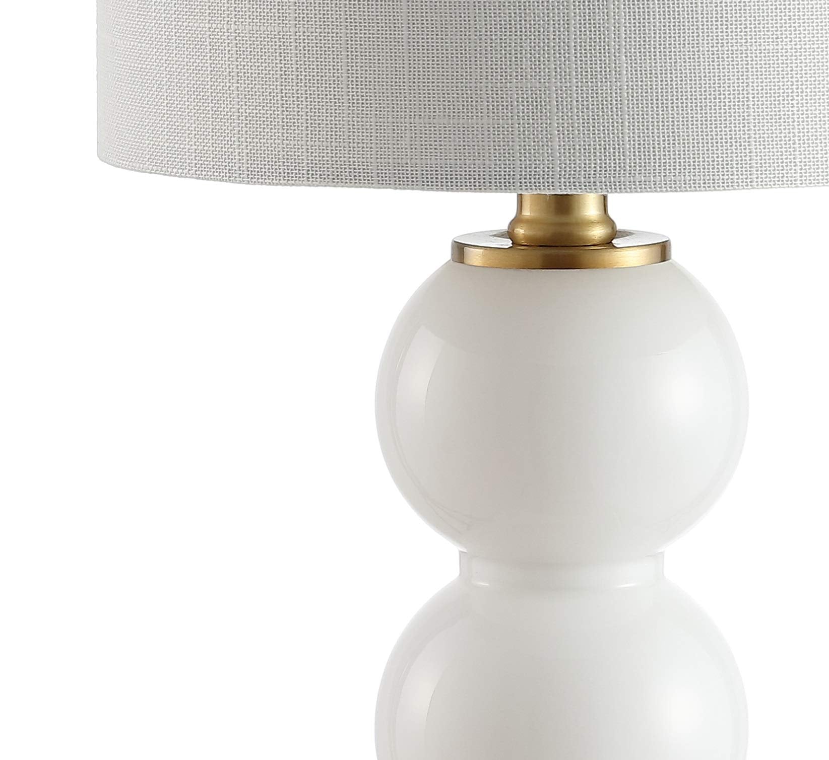 Jonathan Y Jyl1021A February 21'' Glass/Metal Led Table Lamp Contemporary Bedside Desk Nightstand For Bedroom Living Room Office