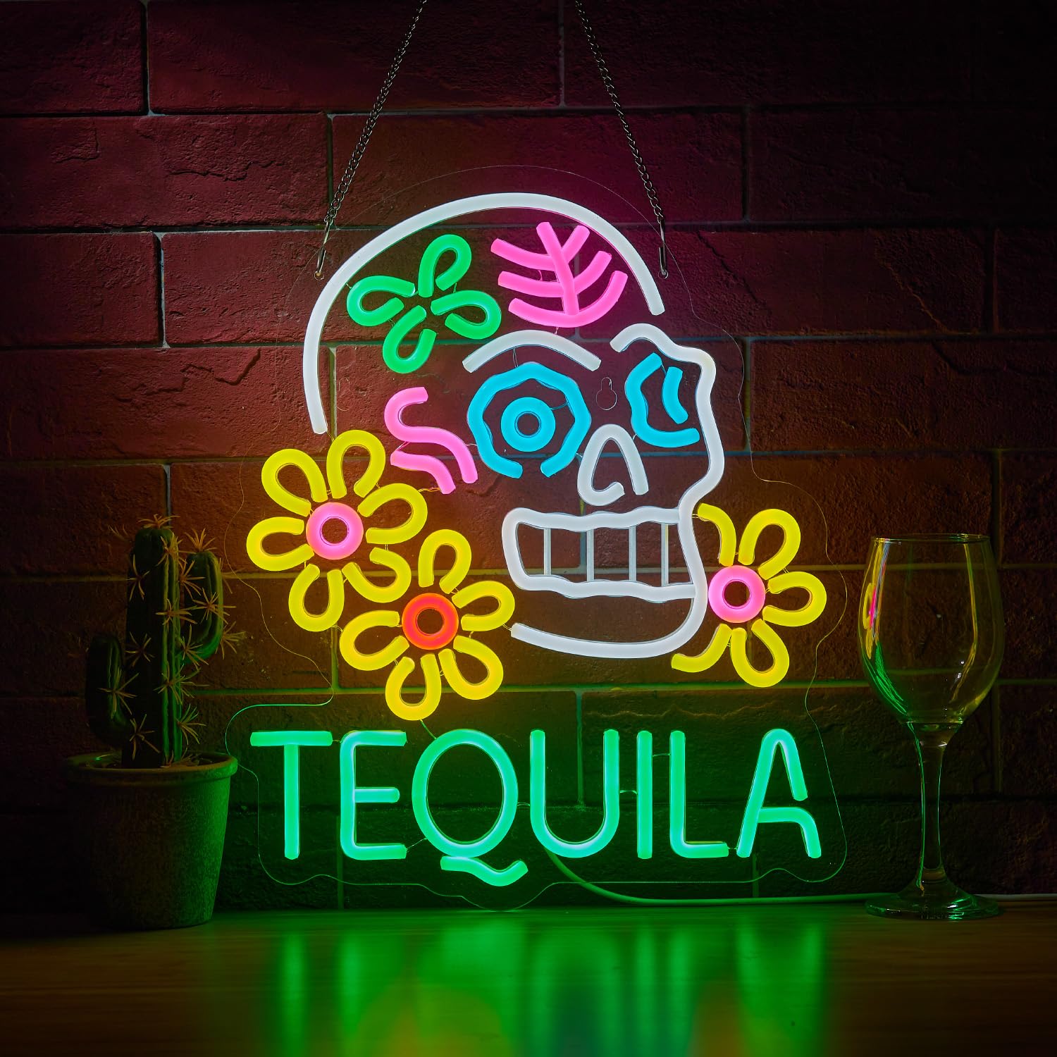 Roouneon spirit-inspired flavor Neon Sign For Wall D?Cor Mexican spirit-inspired flavor Usb Dimmable Led Neon Light For malt-inspired Bar Pub Party Man Cave Bistro Club Decor Gift