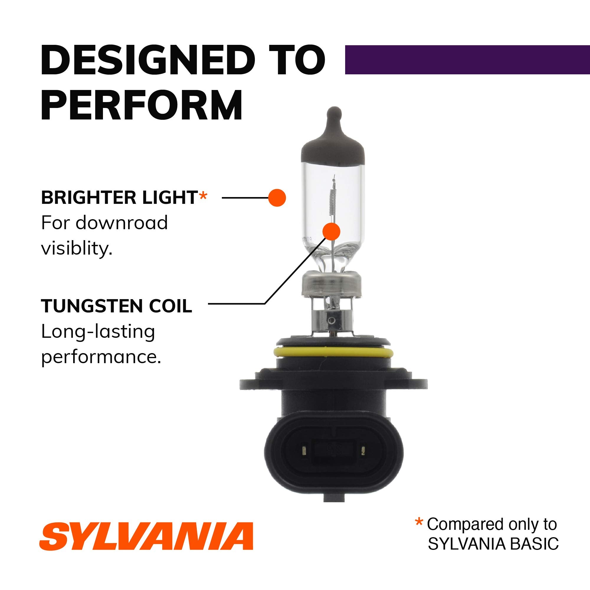 SYLVANIA - 9006 XtraVision - High Performance Halogen Headlight Bulb, High Beam, Low Beam and Fog Replacement Bulb (Contains 1 B