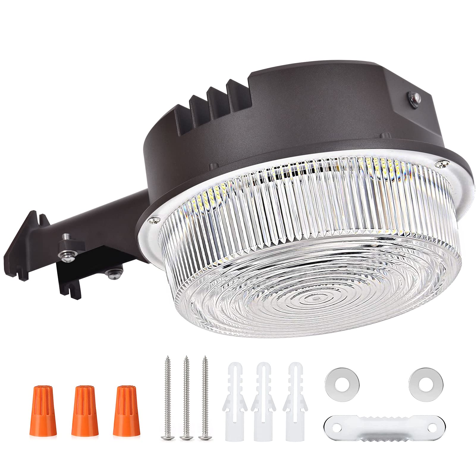 LED Barn Light 50W, 5000K Daylight 6500LM Dusk to Dawn LED Outdoor Yard Light with Photocell,400W MH/HPS Equiv,ETL Listed LED Se