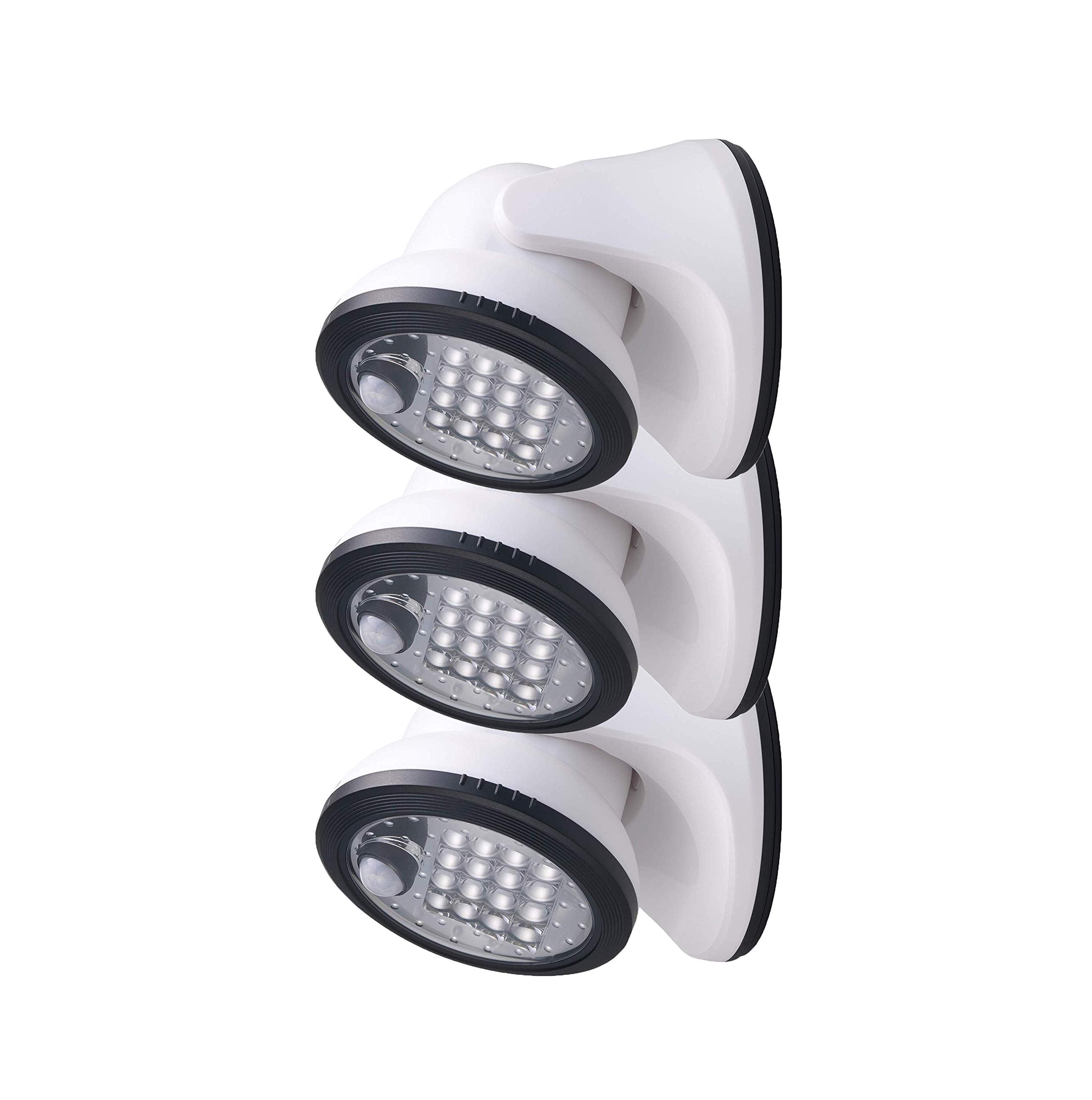 LIGHT IT! by Fulcrum LED Porch Light, 600L, White, 3-Pack, Model 20044-108, Plastic Material