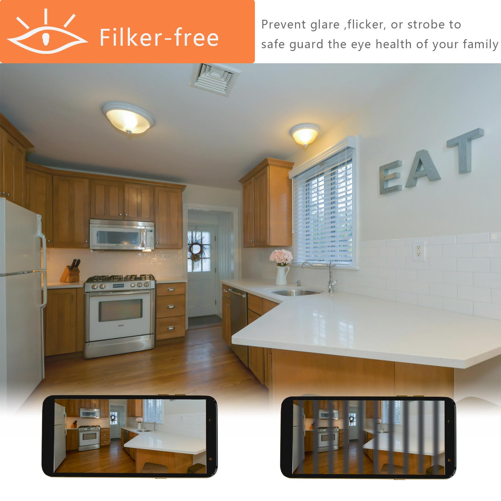 BOGAO LED GU10 Bulbs, 6W 550 Lm, Dimmable, Waterproof IP65, 5000K, Pack of 2, White