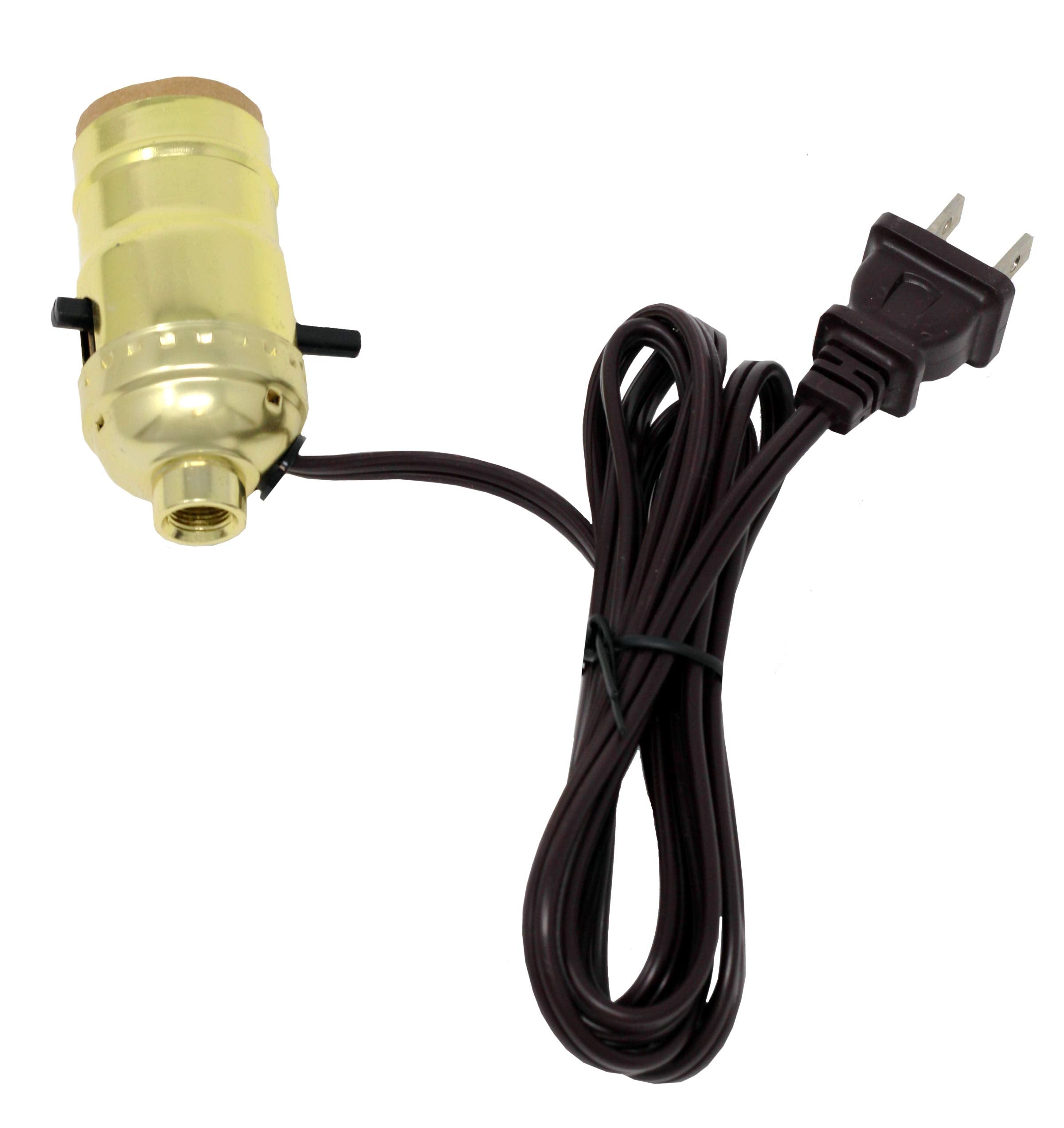 Creative Hobbies Diy Mason Jar Lamp Making Kit - Gold Color Lid & Socket Great For Lamp Conversion, Fits Wide Mouth Canning, Fru