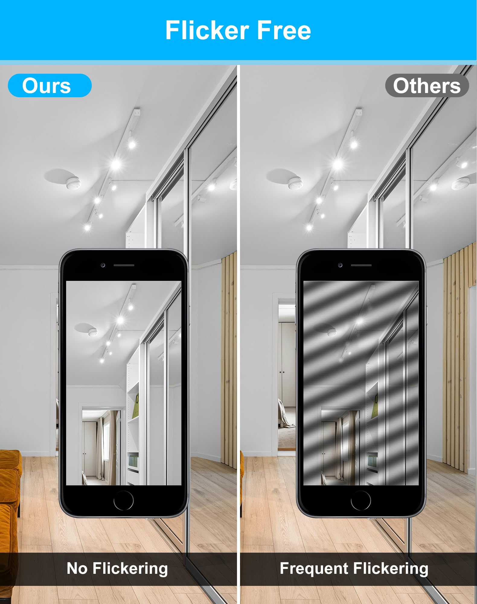 Gohdlamp Mr16 6000K Cool White Led Bulbs 6-Pack 5W Waterproof For Outdoor Security & Warehouse Lighting