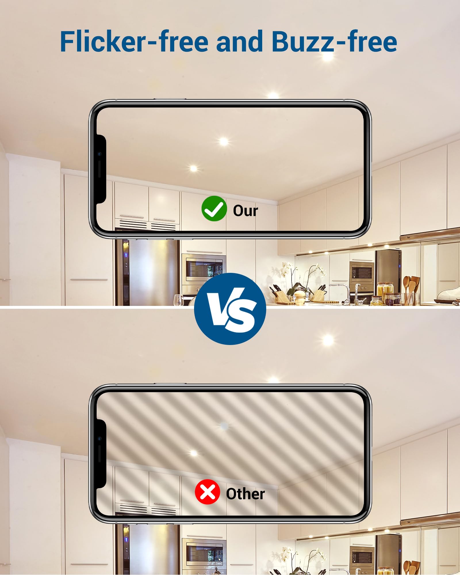 Dewenwils 10-Pack Gu10 Led Bulb Dimmable, 3000K Warm White Gu10 Bulb Replacement For Track Lighting, 500Lm, 7W(50W Equivalent) Led Light Bulb For Kitchen, Range Hood, Living Room, Bedroom, Ul Listed