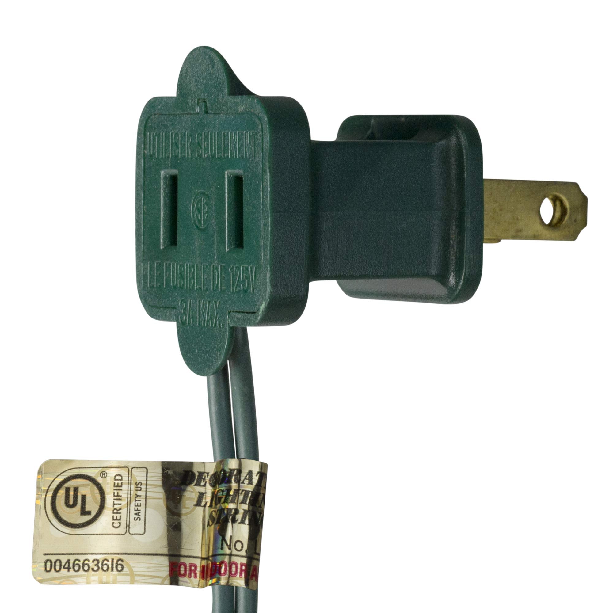 Northlight Purple LED Christmas Lights - 50 Wide Angle Bulbs, 16.25 ft, Green Wire