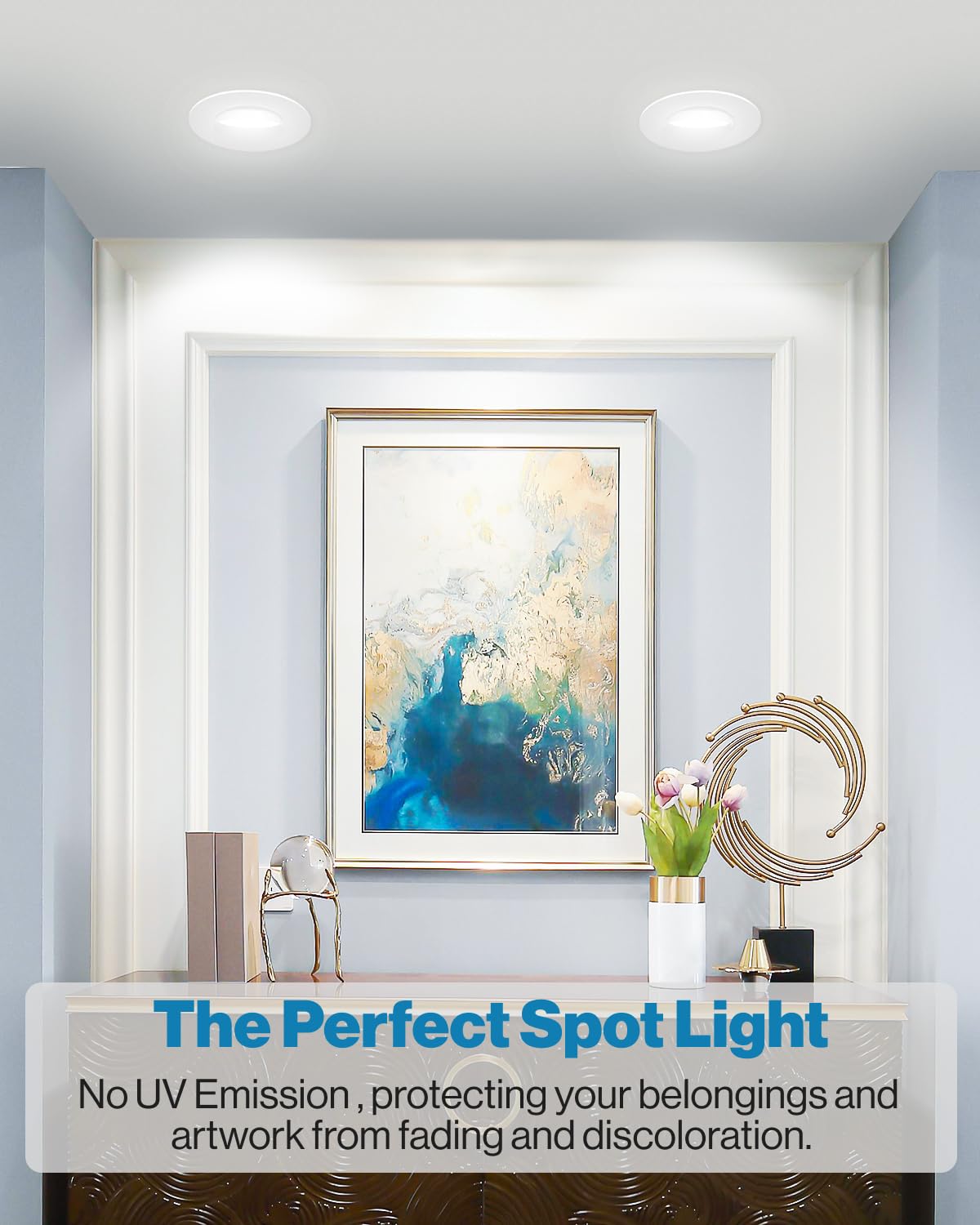 Sunco Led Can Lights Eyeball Retrofit Gimbal 5/6 Inch Recessed Lights Dimmable, 12W=60W, 3000K Warm White, 800 Lm, Directional Angled Trim Adjustable Ceiling Downlight, Ul Energy Star