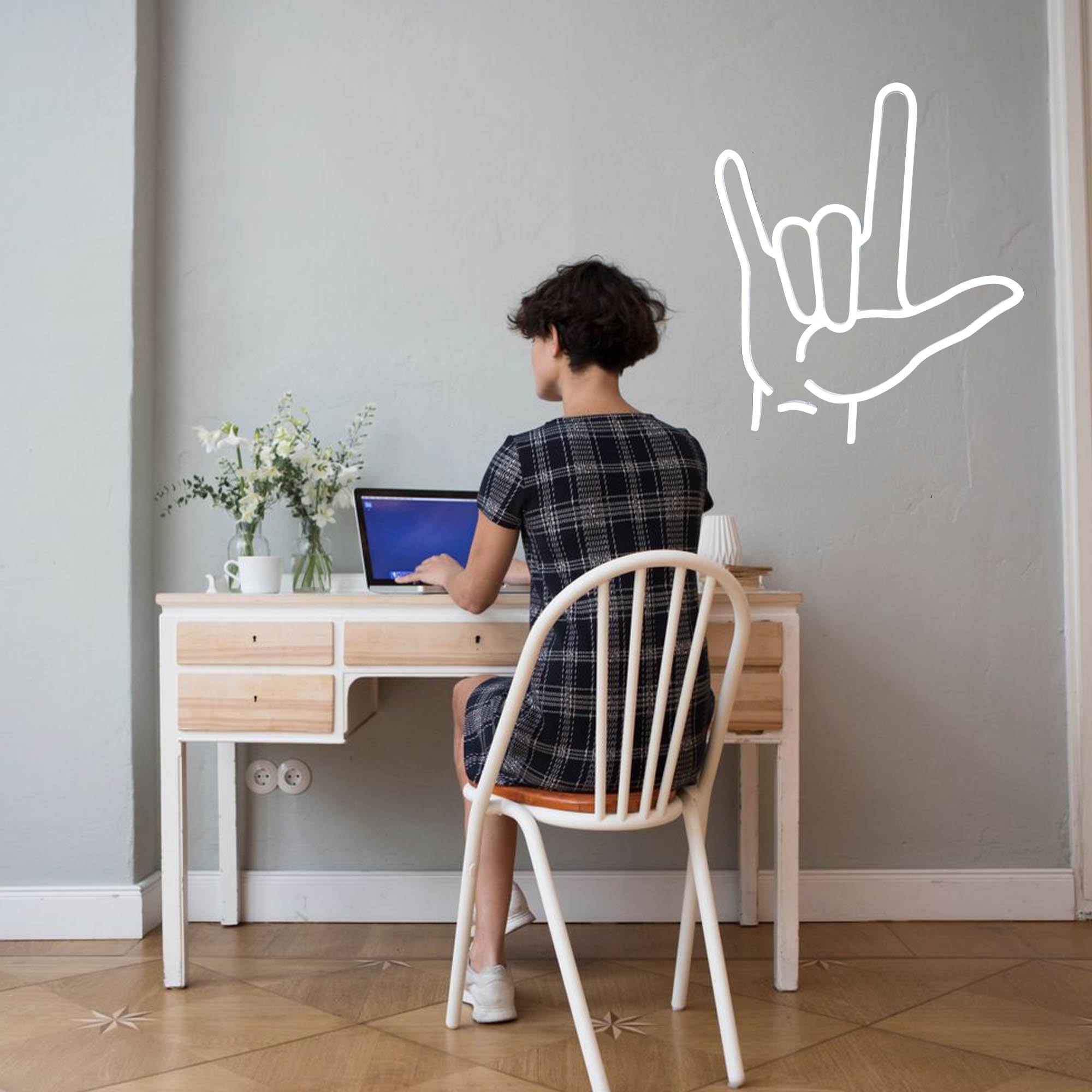 I Love You Neon Sign Rock Neon Sign Love You Hand Sign Usb Powered For Asl Classroom Decor Love You Hand Gesture Led Neon Signs Love You Led Neon Light Sign For Wall Decor Love You Stream Background Gifts 12.6*14.4 Inch