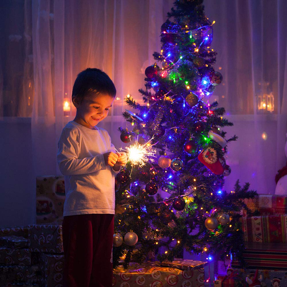 XTF2015 Christmas String Lights, 105ft 300 LED, 8 Modes, UL Certified, Multicolor, Indoor/Outdoor, Model QL300AE