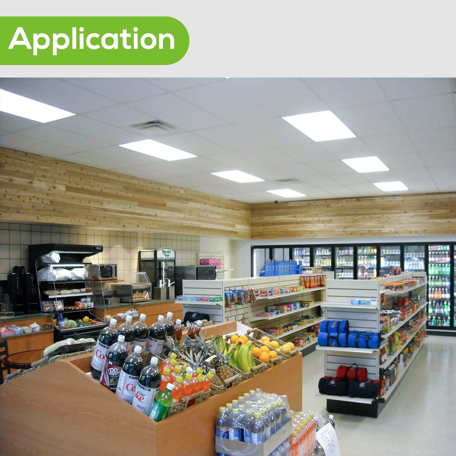 hykolity 6 Pack 2x4 FT White LED Flat Panel Troffer Light, 50W 5000K Recessed Back-Lit Drop Ceiling Light, 5500lm Lay in Fixture