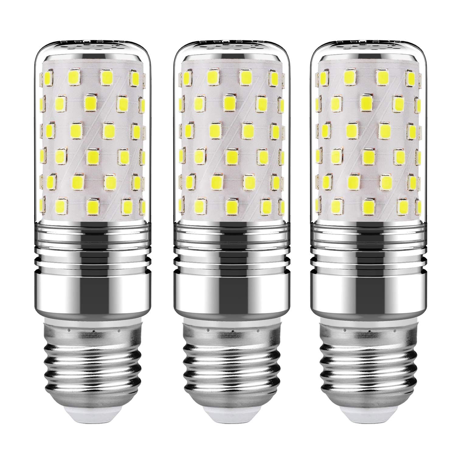 Gezee 15W Led Cylindrical Bulb, E26 Led Candelabra Light Bulbs 120 Watt Equivalent,1500Lm, 6000K Daylight White Led Chandelier B