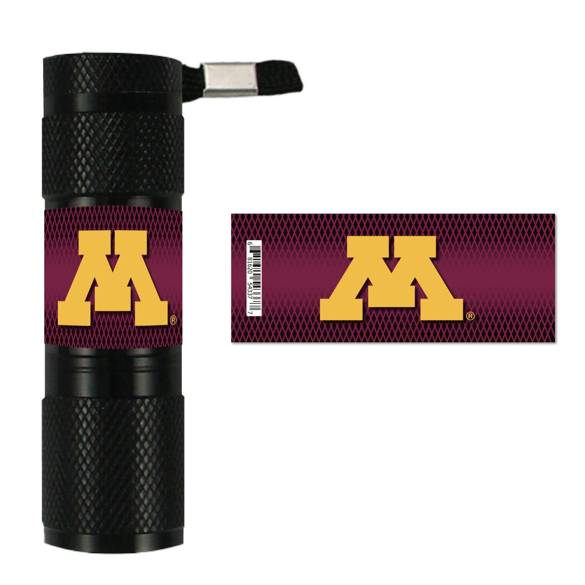 FANMATS 62382 University of Minnesota LED Pocket Flashlight - 3.5in. X 1in.