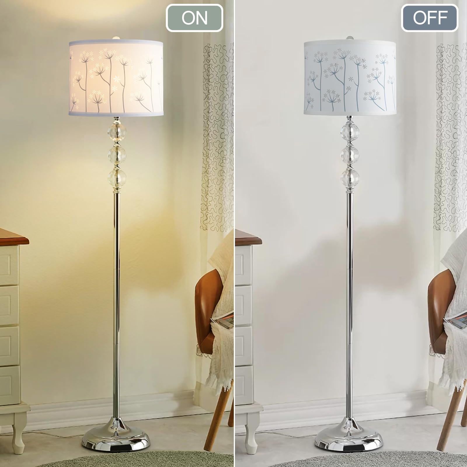 White Lamp Shades Set Of 2, Drum Lampshades, Lampshade 10 Inches Height, Lampshades For Table Lamp, Floor Lamp, Pendant Light, L