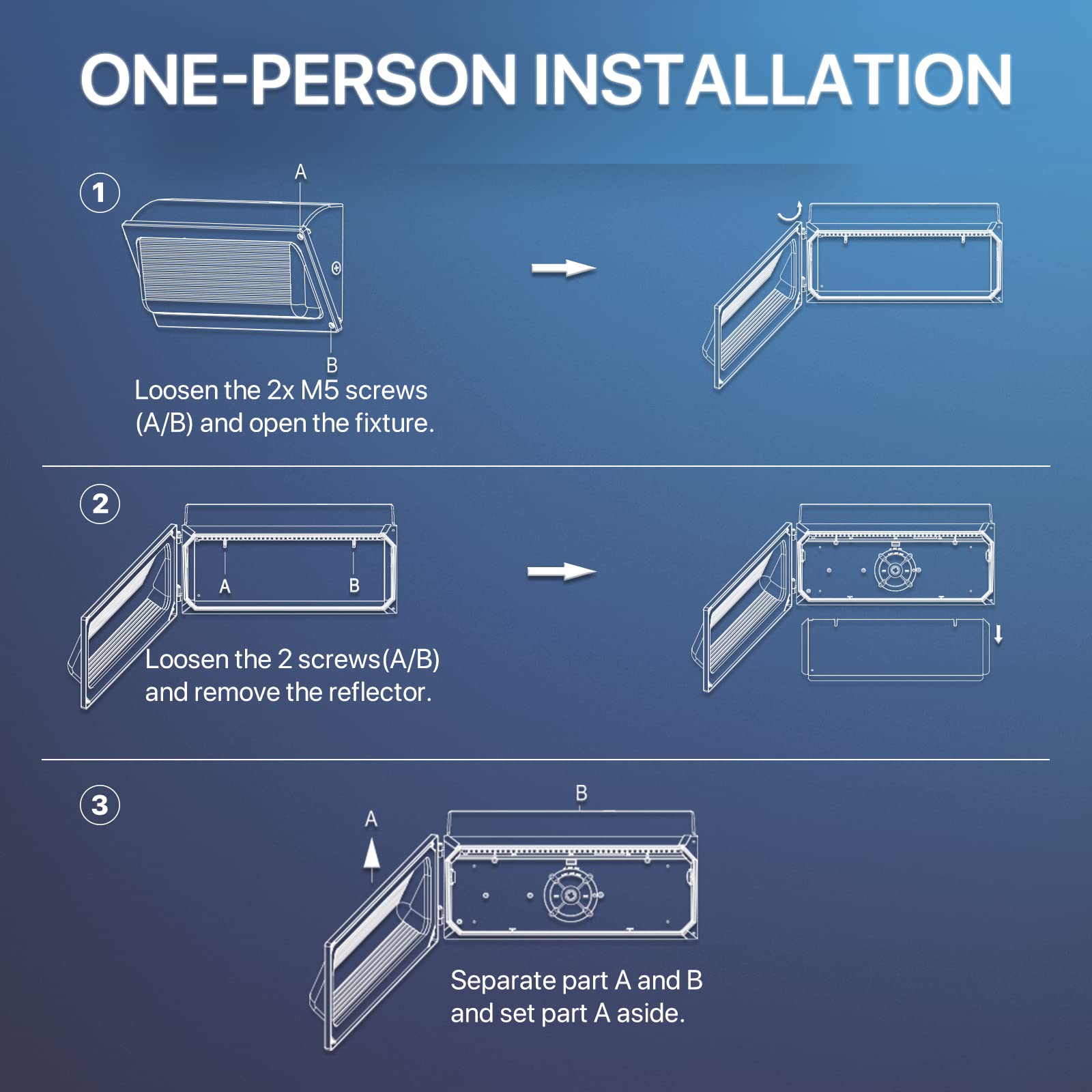 Hyperlite 120W Led Wall Pack Light 15,600Lm Bronze 4 Pack For Outdoor Commercial Use