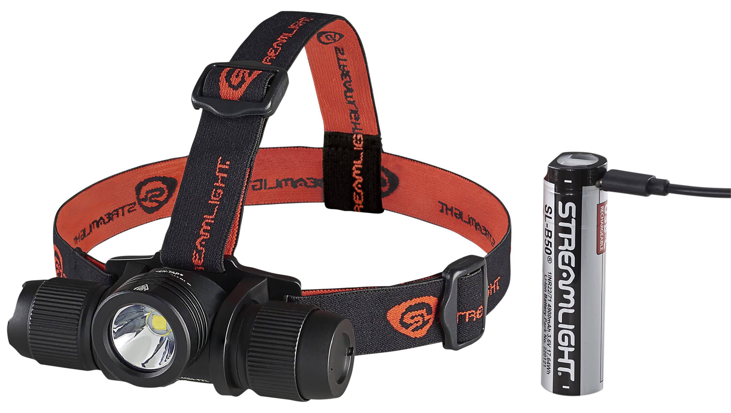 Streamlight ProTac 2.0 2000-Lumen Rechargeable Headlamp, Black, Aluminum, One Size, Model 89001