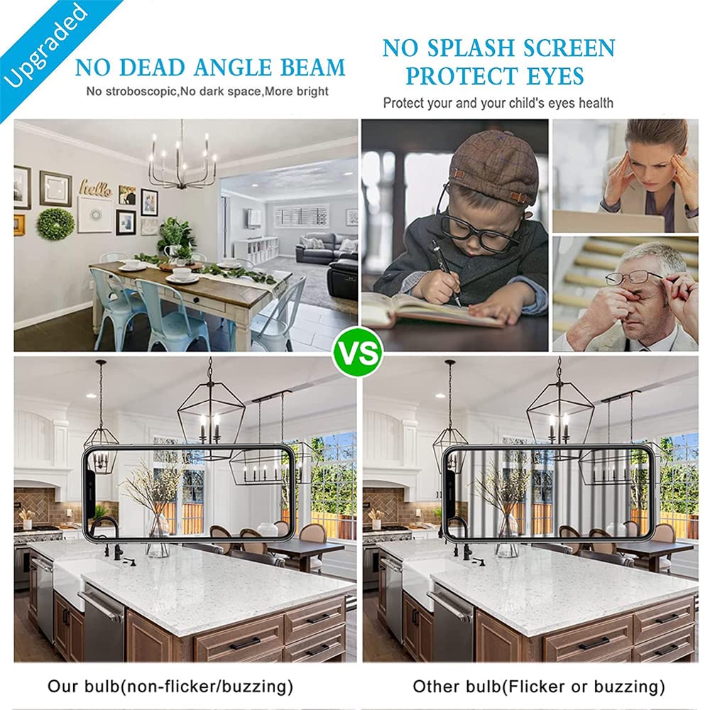 E12 Led Bulb Dimmable 2W Equal 25 Watt Light Bulb Daylight 4000K T6 T6.5 E12 Candelabra Bulb 25 Watt For Chandeliers,Ceiling Fan
