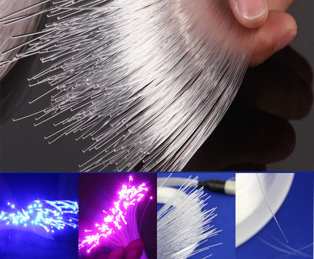 Azimom 100M Pmma Plastic End Glow Fiber Optic Cable 0.75Mm For Led Star Sky Ceiling