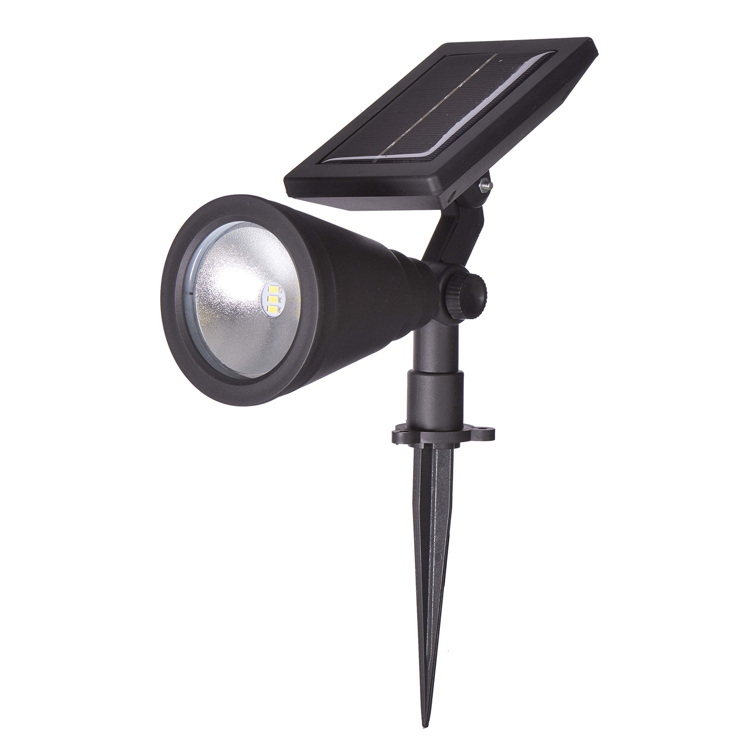 Sterno Home Outdoor Solar LED Black Light Kit, Waterproof Security Lighting, 2 Pack, Black, Model GL40460