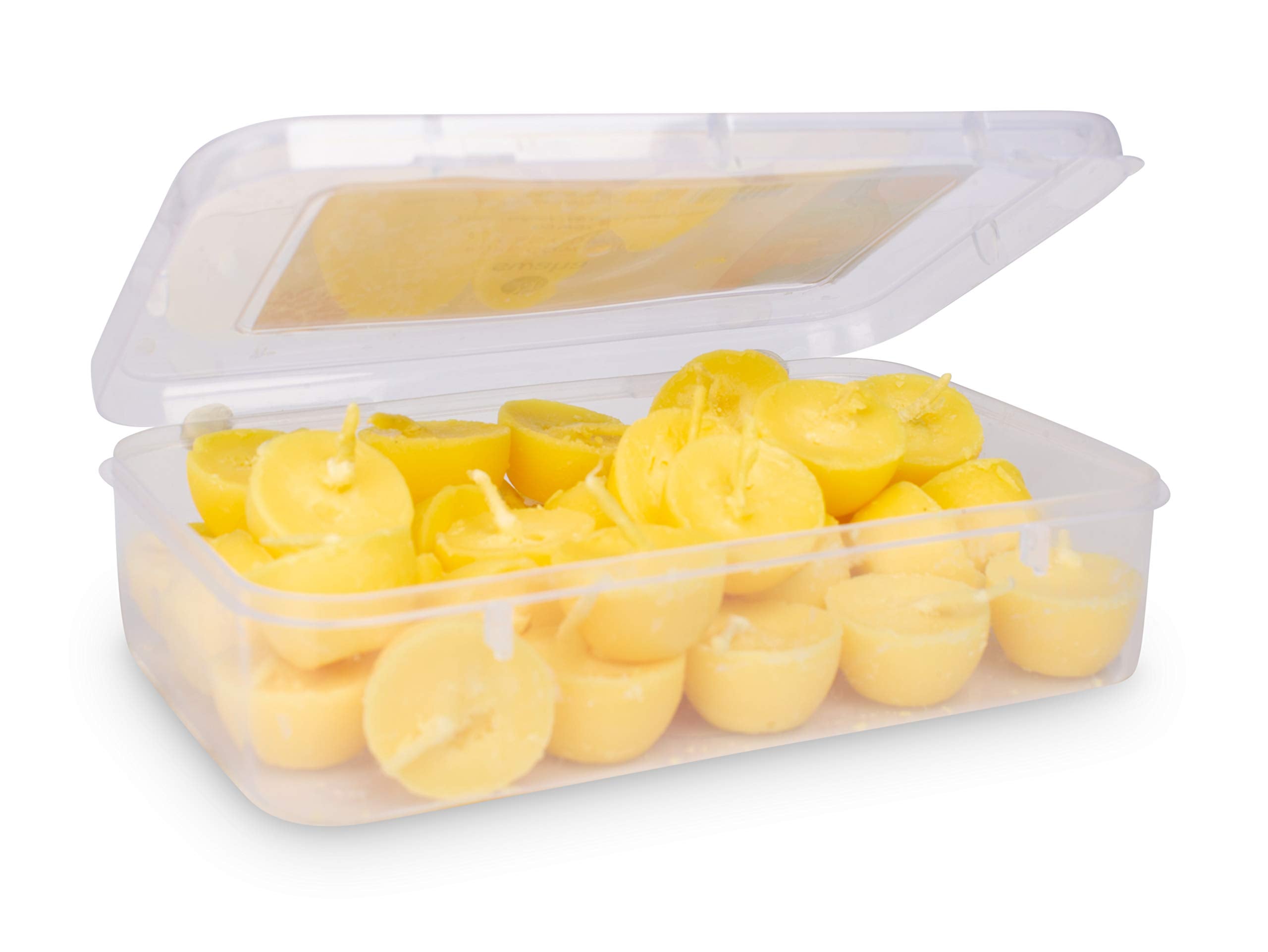 Swaha Easy Diya Ghee Wicks/Diya Batti, 30 Pieces, 1Hr Burning Time, Wax Free, Clarified Butter Wicks For Puja, Yoga & Meditation