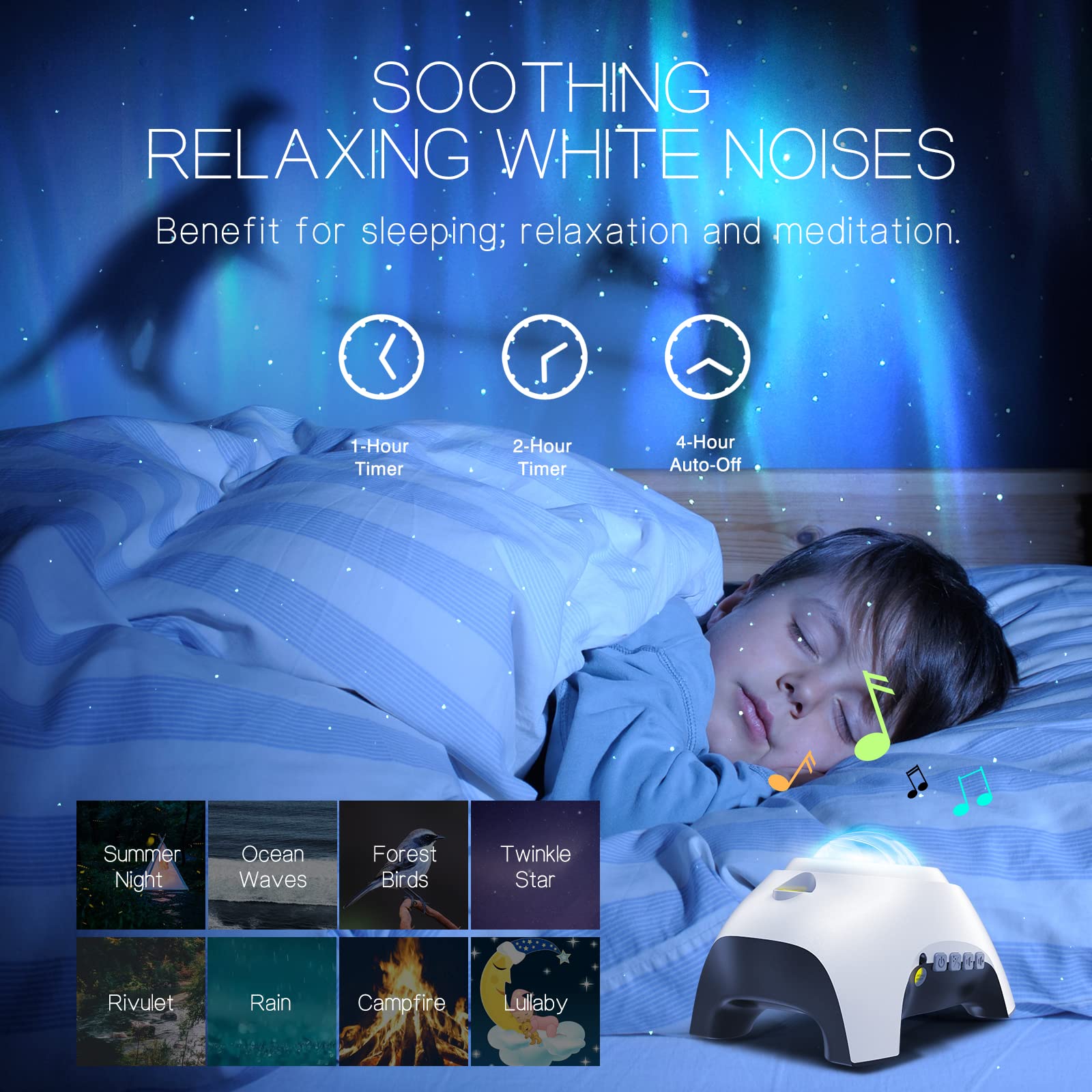 Northern Galaxy Light Aurora Projector With 33 Light Effects, Night Lights Led Star Projector For Bedroom Nebula Lamp, Remote Co