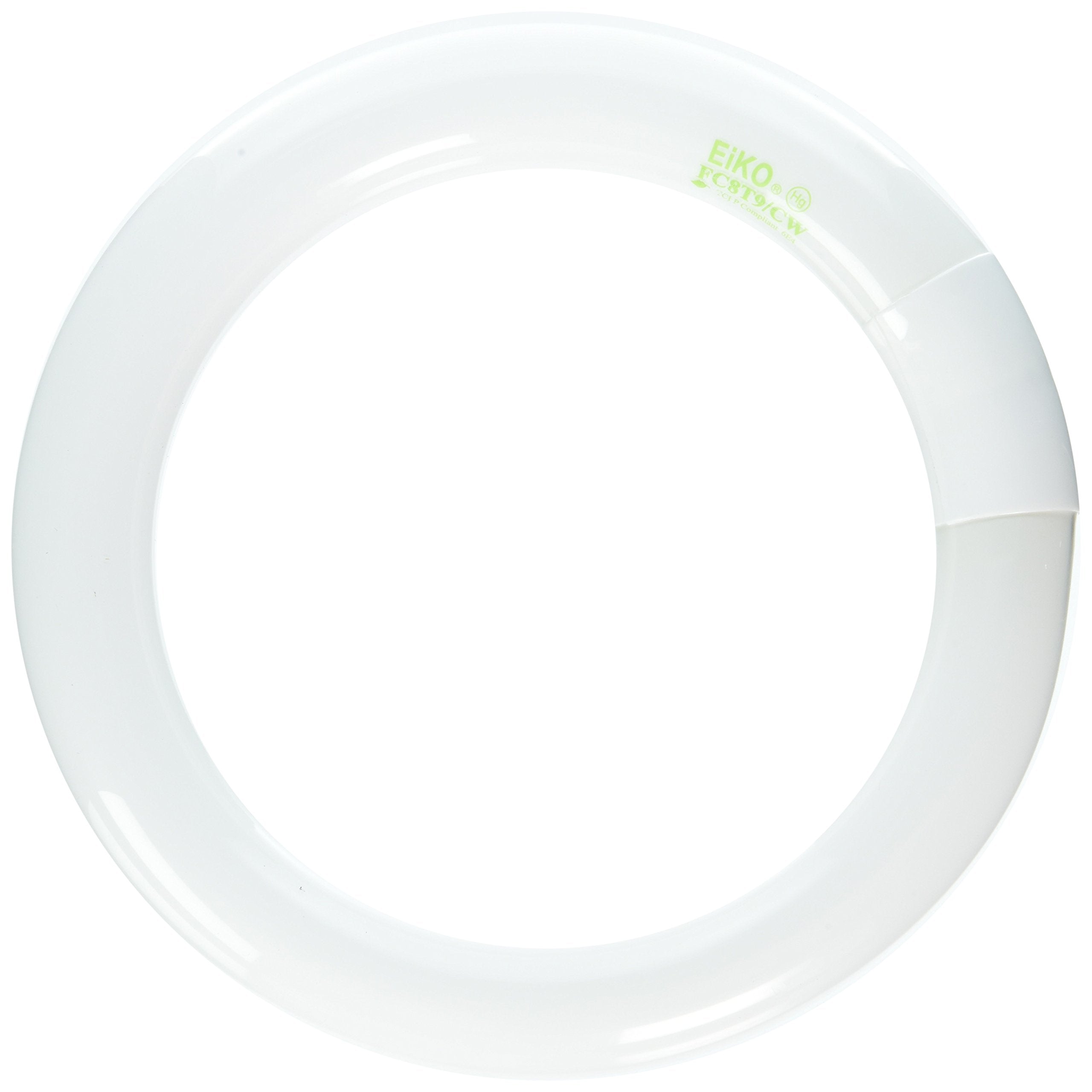 Eiko FC8T9/CW Halogen Bulb, 22W, G10Q Base, Cool White, Glass