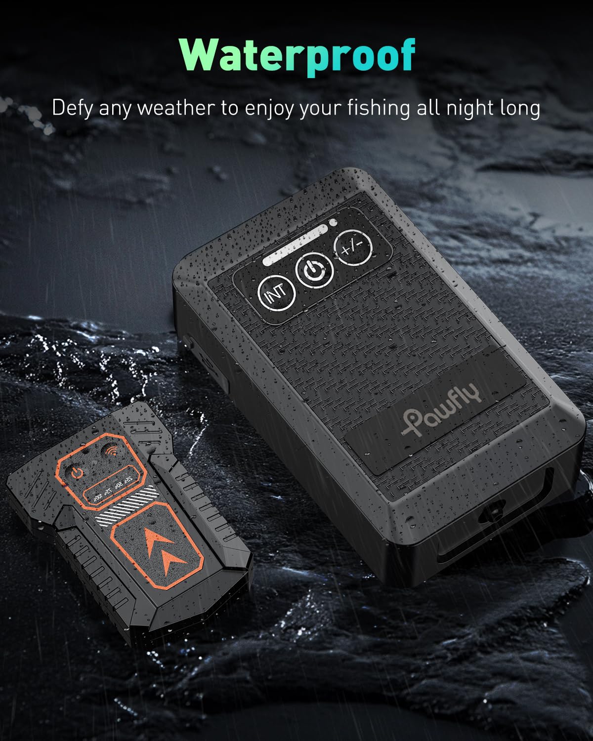 Pawfly Live Bait Bucket Air Pump Kit, Portable Battery Aerator For Fish With Rechargeable Led Hat Light, Oxygen Pump With Ultra