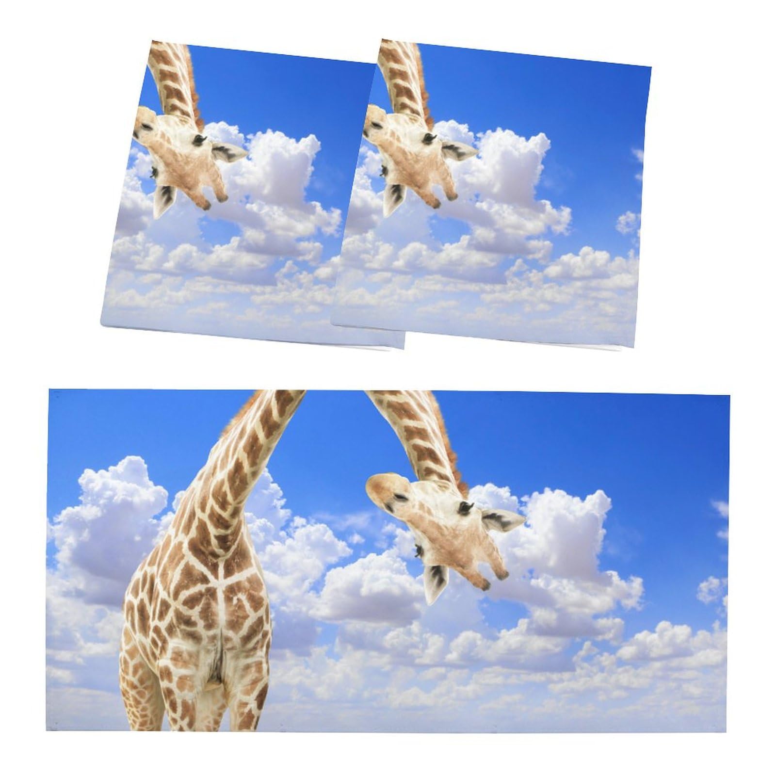 2 Pack Fluorescent Light Cover For Ceiling Light Classroom- Funnu Giraffe Magnetic Light Cover Fluorescent Light Shade Panel, De