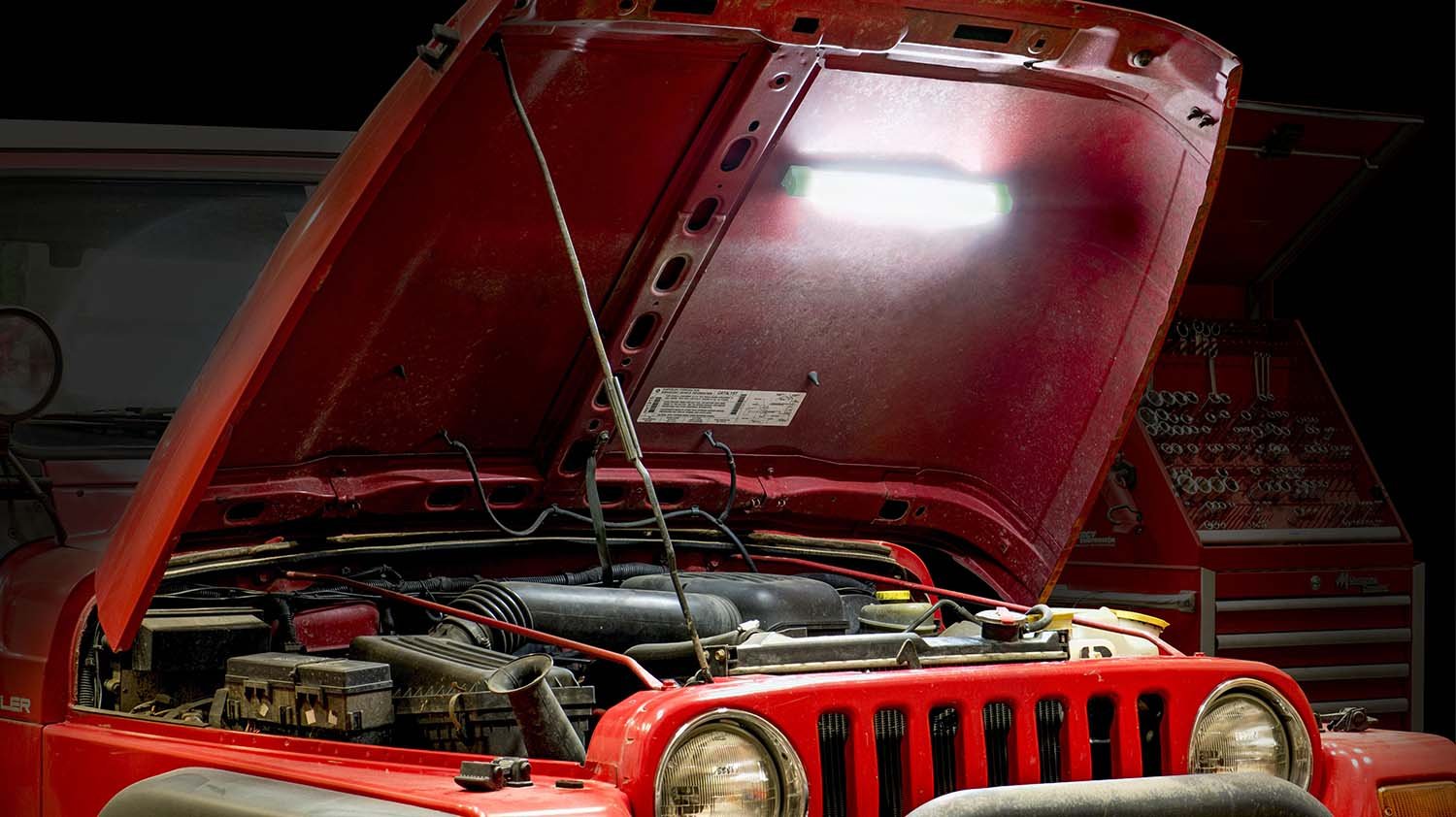 Oemtools 25997 600 Lumen Lithium-Ion Rechargeable Led Portable Work Light, Shop Lighting Led, Led Light Stick, Mechanic Light, Rechargeable Work Light