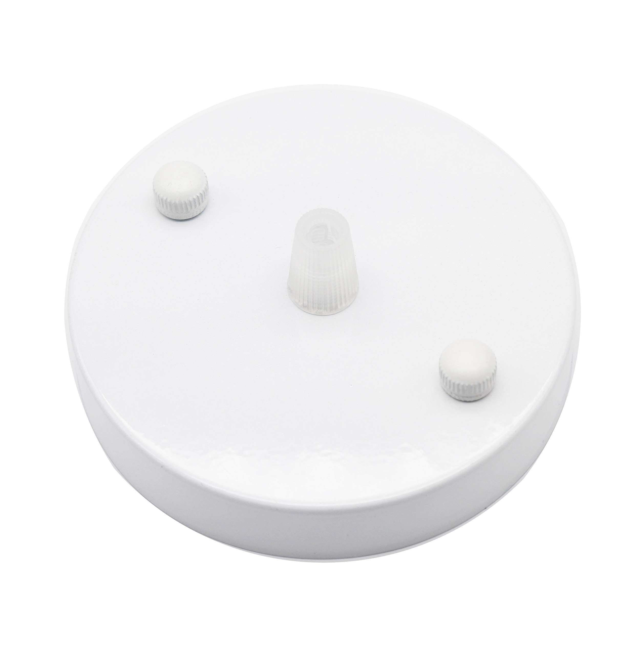 binifiMux Ceiling Canopy Kit, 2-Pack White Pendant Light Accessories, Metal, 98mm x 18mm, Model 43396-252937