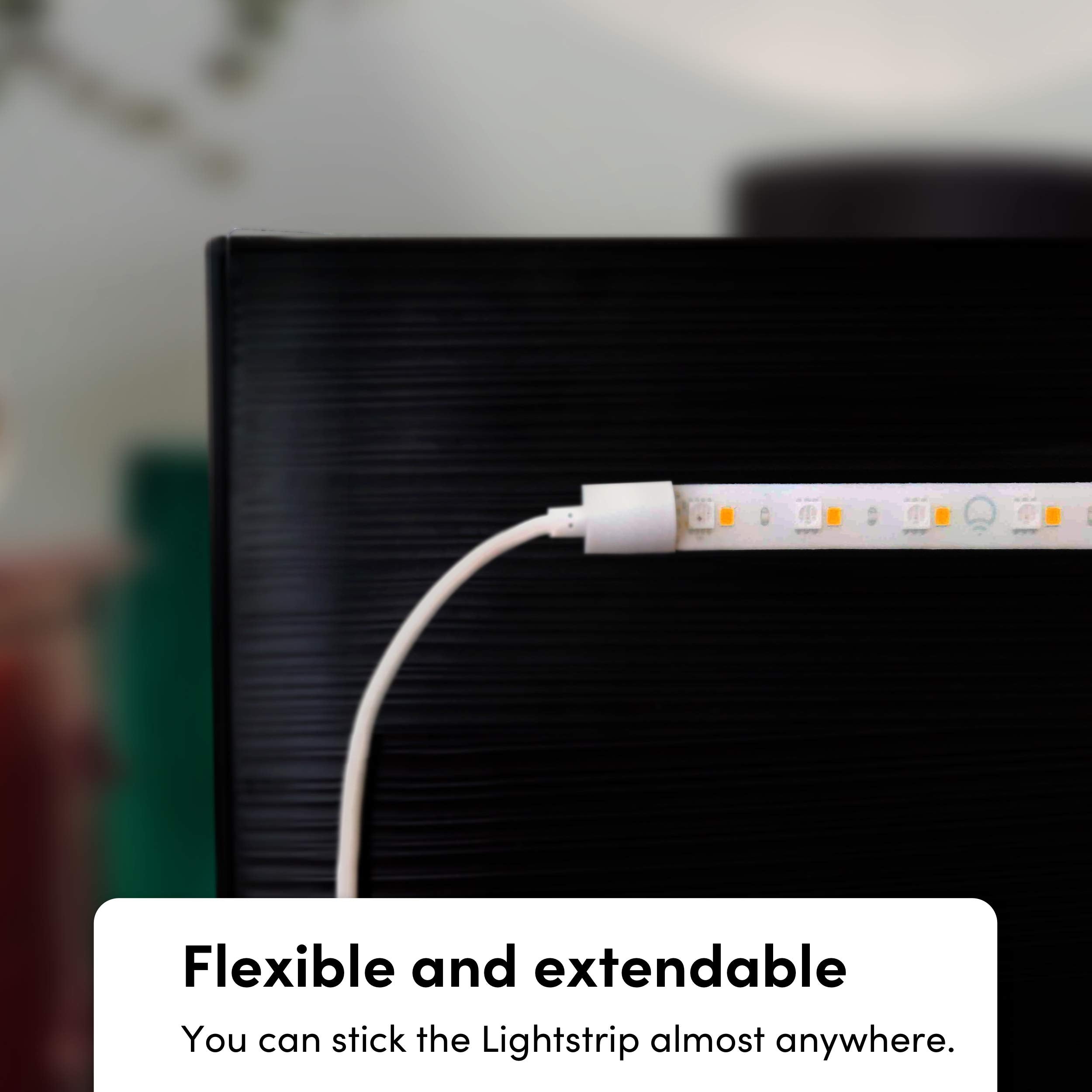 LIFX Lightstrip Color Zones - 40" Wi-Fi Smart LED Strip, Multicolor, Polychrome Tech, No Bridge Needed, Works with Alexa & Google