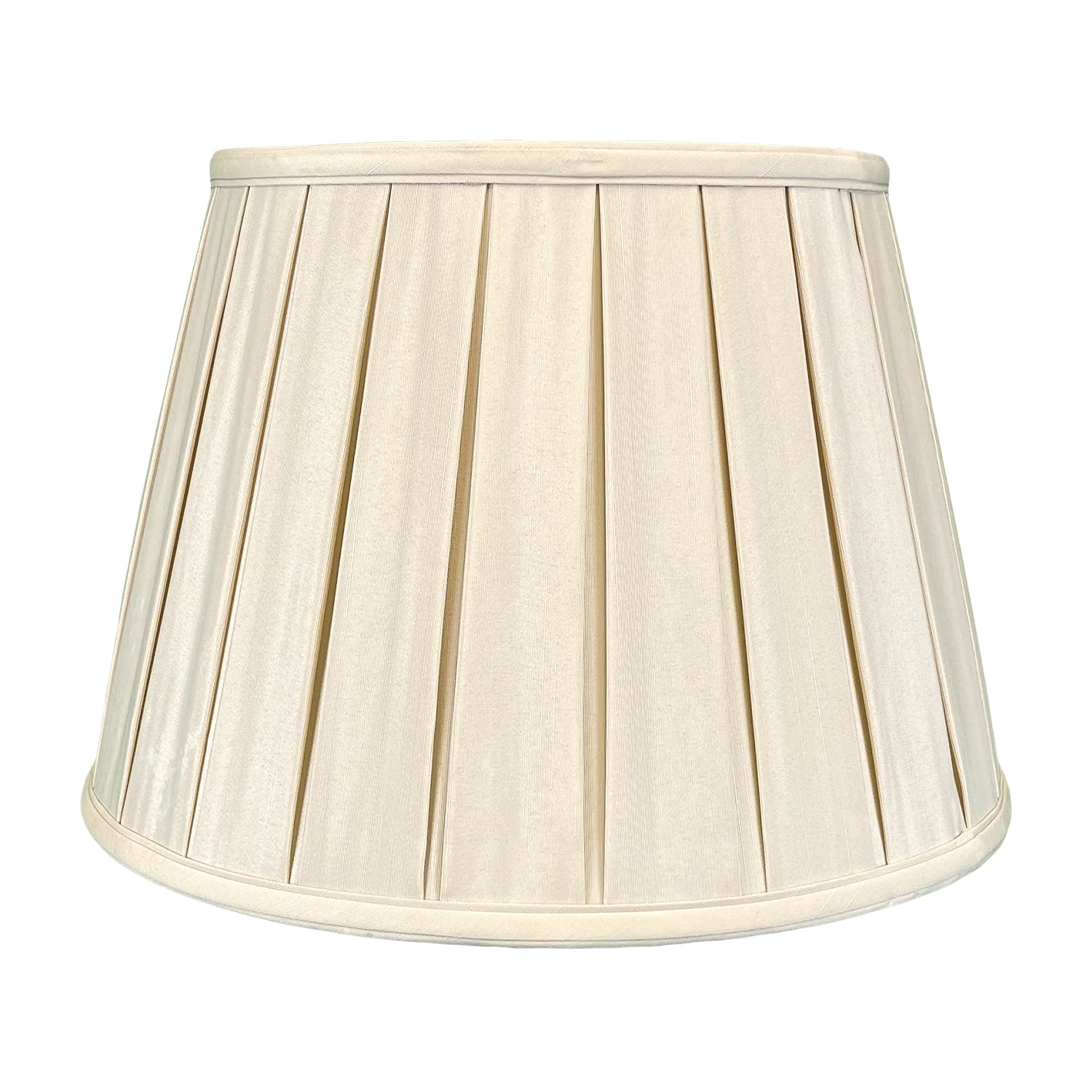 Royal Designs Empire English Pleat Basic Lamp Shade, Beige, 10.5 X 16 X 11